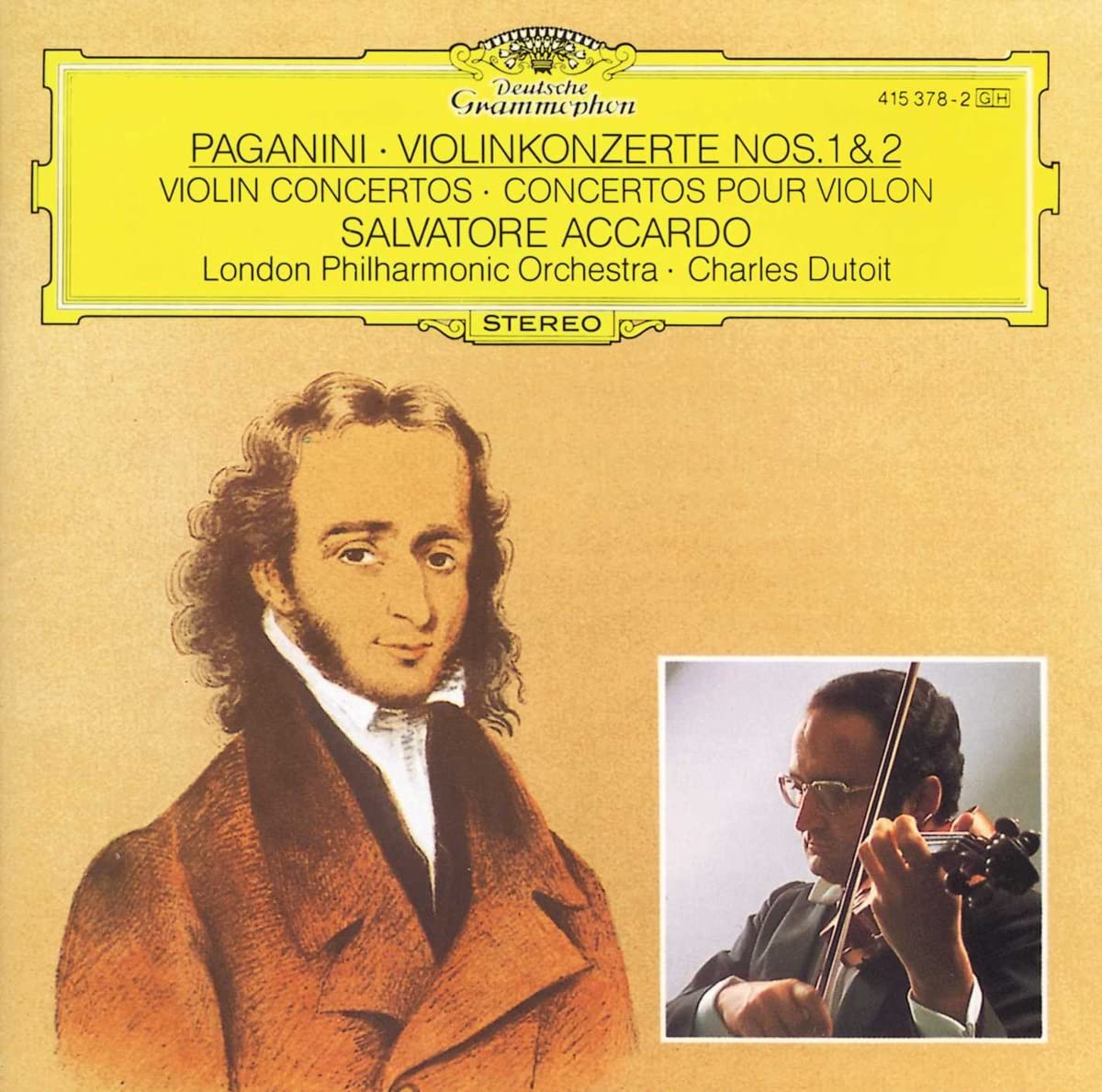 Paganini : Concertos pour violon n° 1 et n° 2 0028941537829
