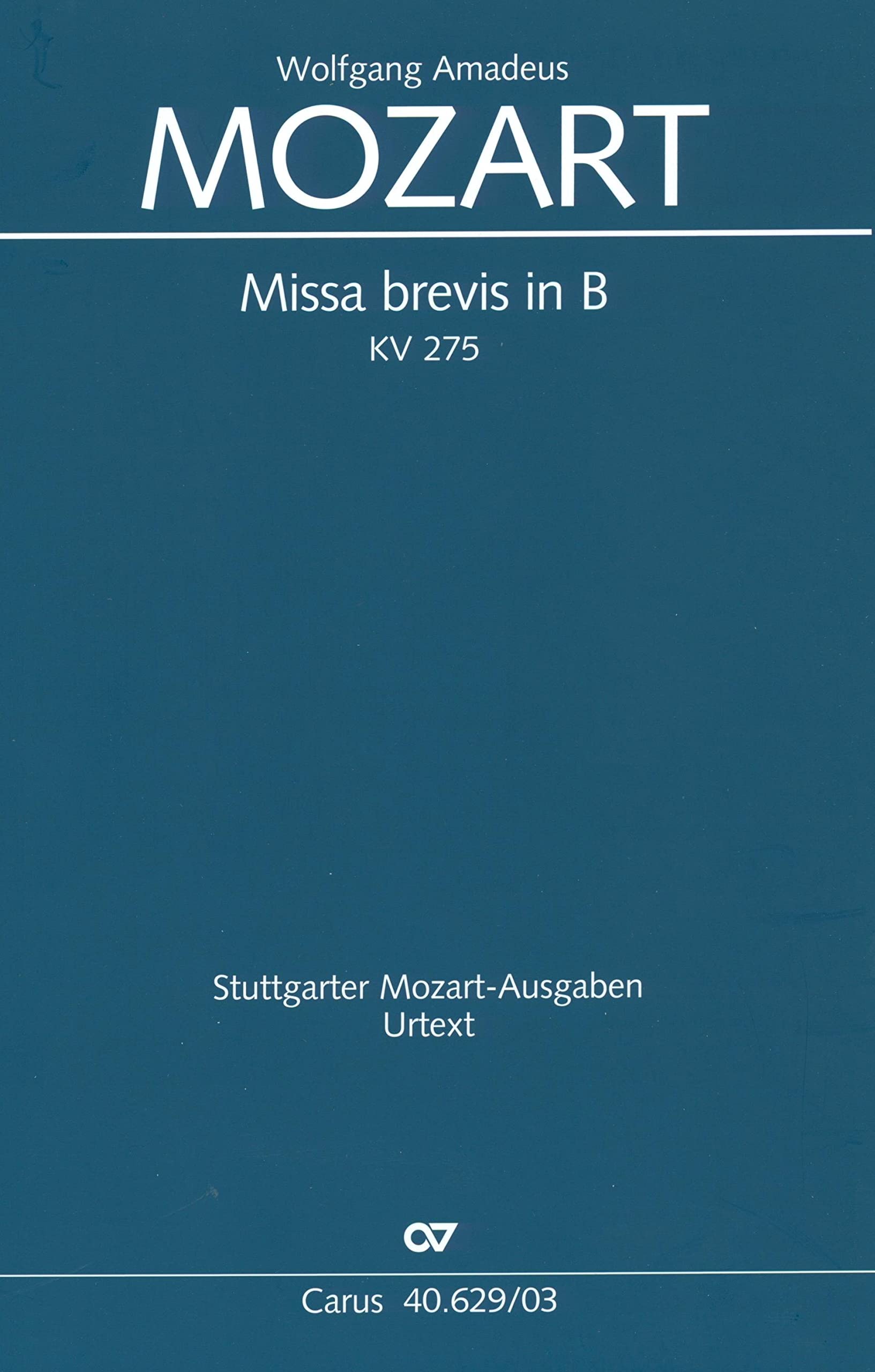 Missa brevis in B 9790007084837