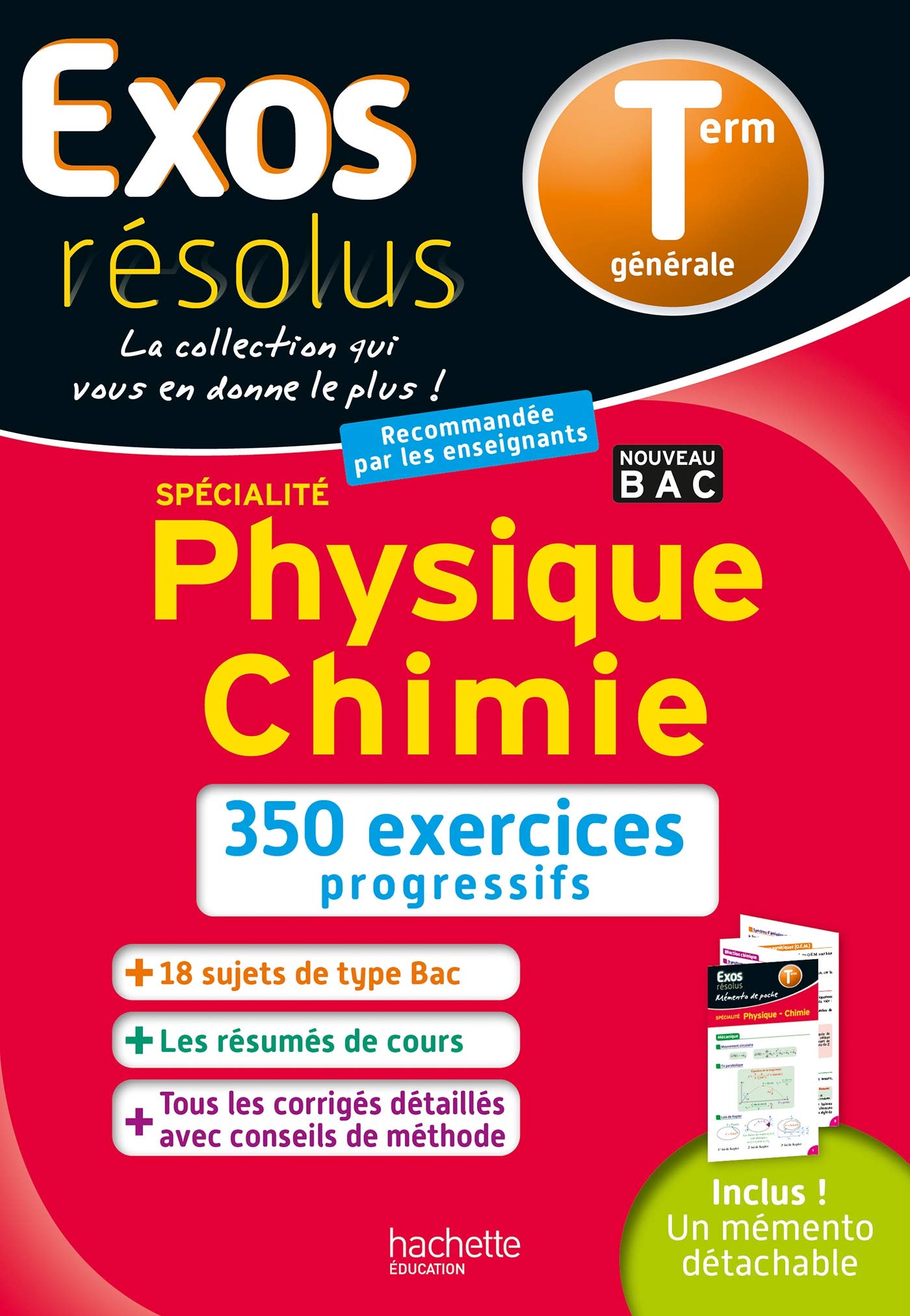 Exos Résolus Spécialité Physique Chimie Terminale 9782017873549