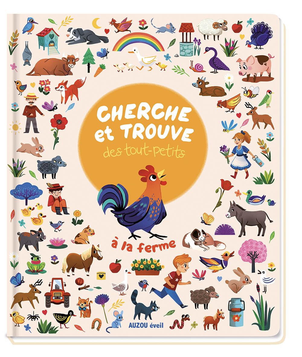 CHERCHE ET TROUVE DES TOUT-PETITS A LA FERME 9782733846933