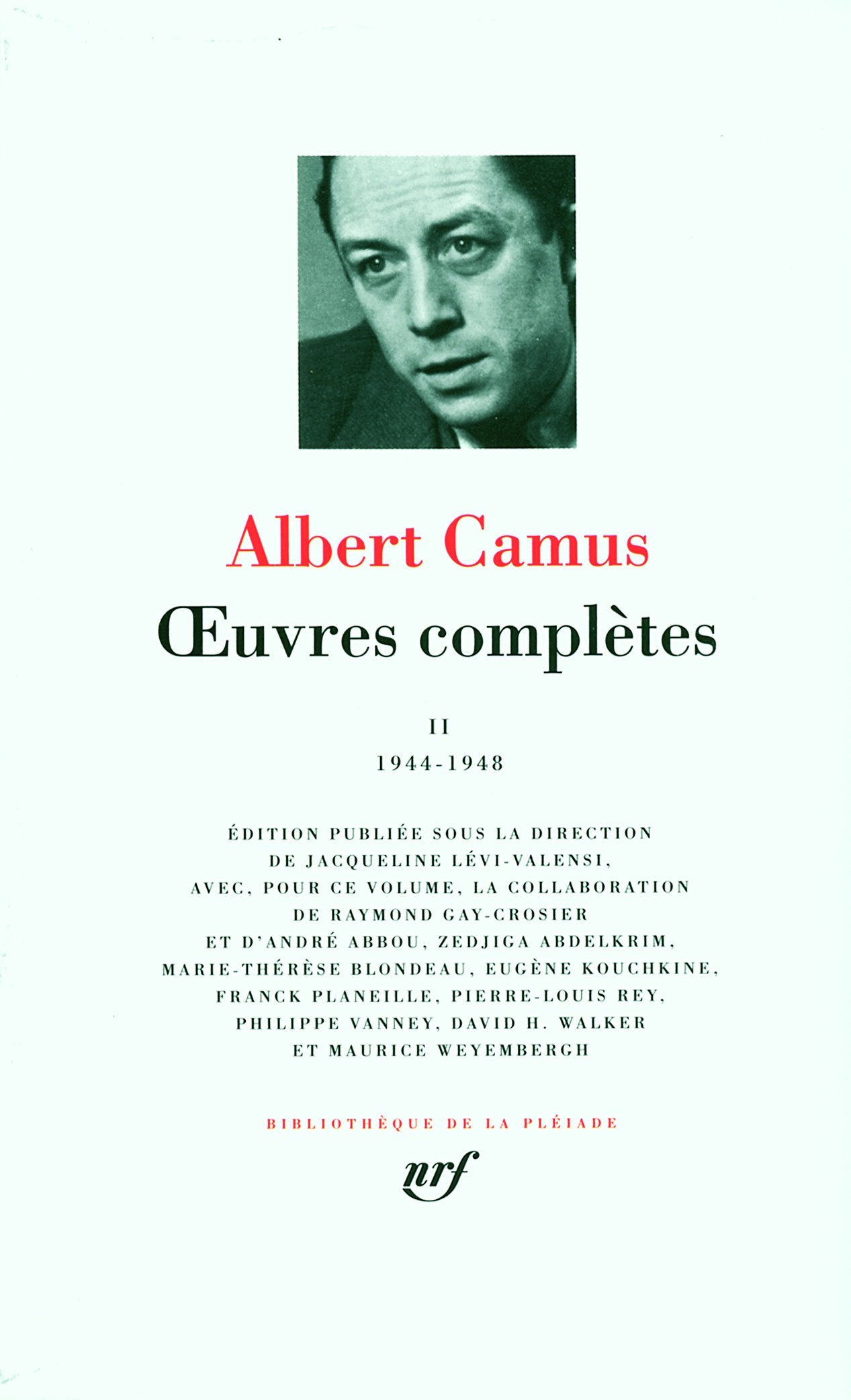 Œuvres complètes (Tome 2-1944-1948) 9782070117031