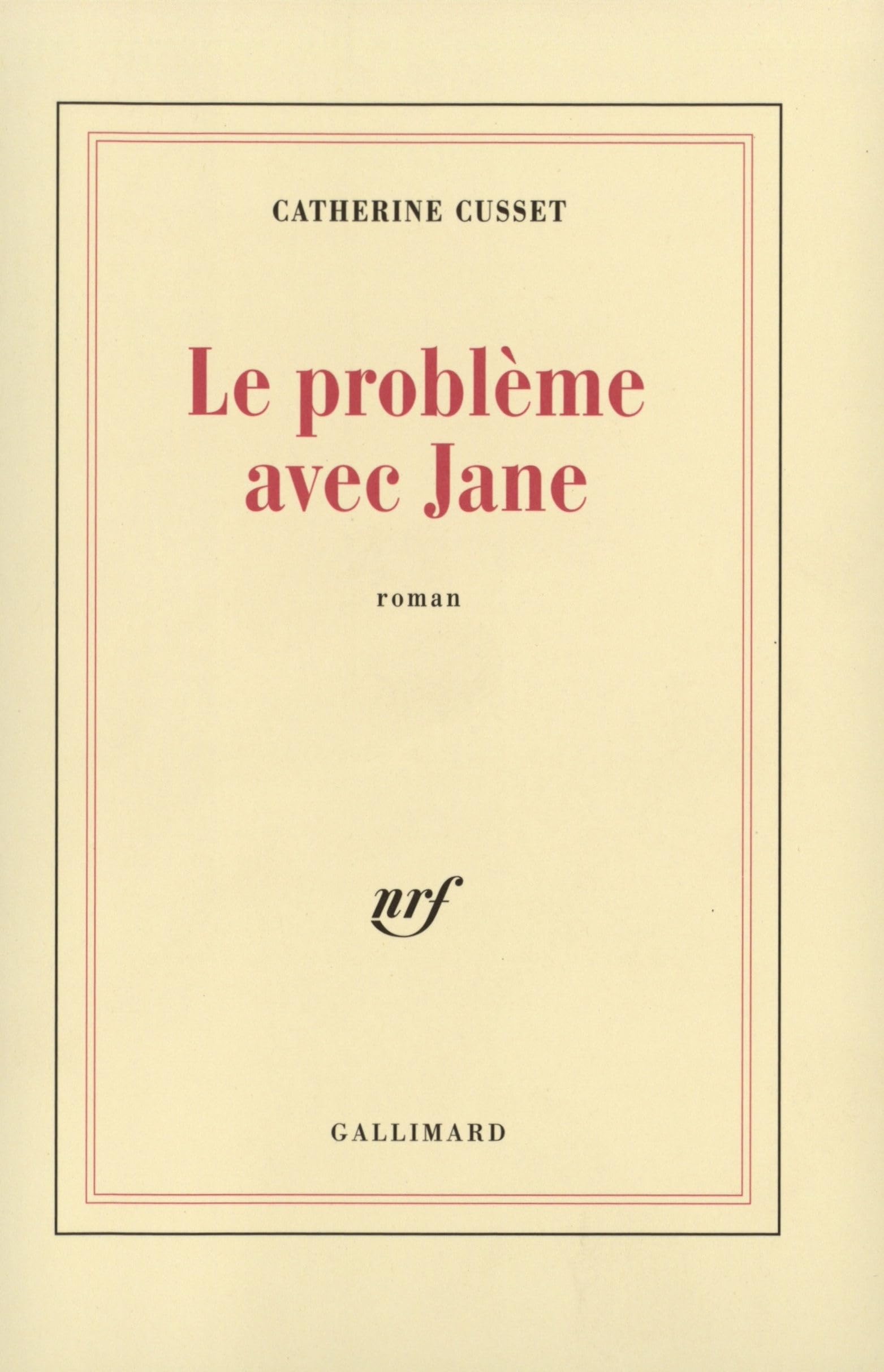 Le problème avec Jane 9782070756568