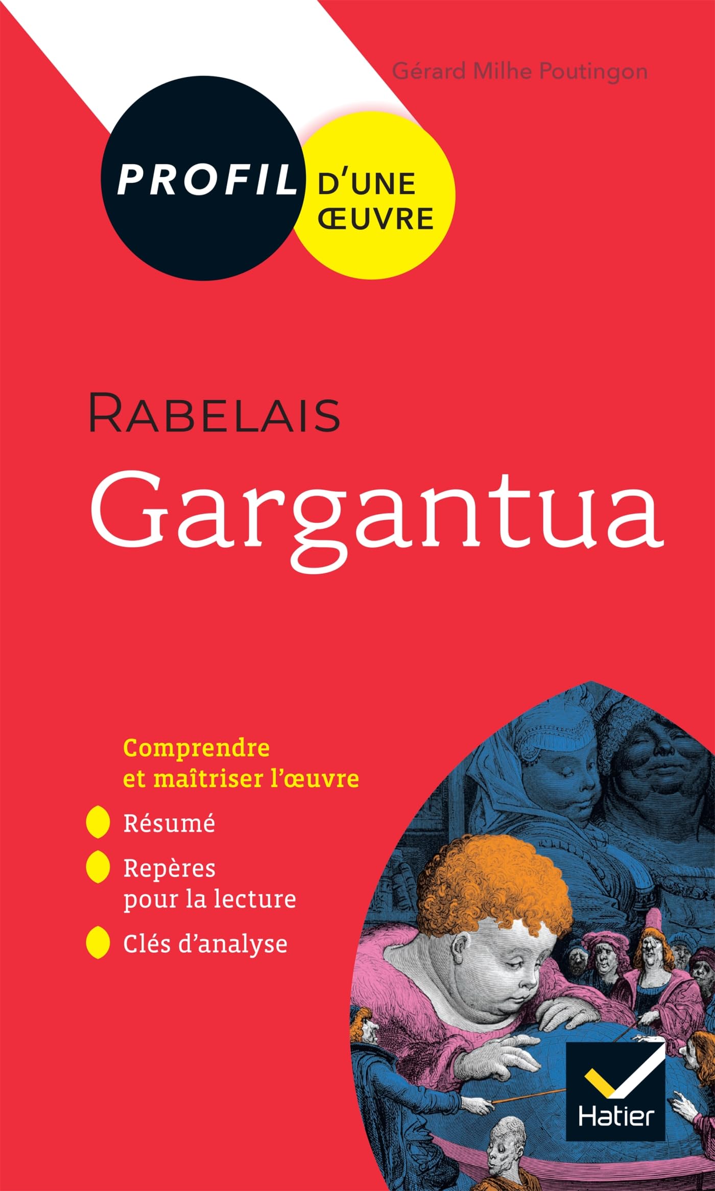 Profil - Rabelais, Gargantua (oeuvre au programme Bac 2025): toutes les clés d'analyse pour le bac 9782401077928