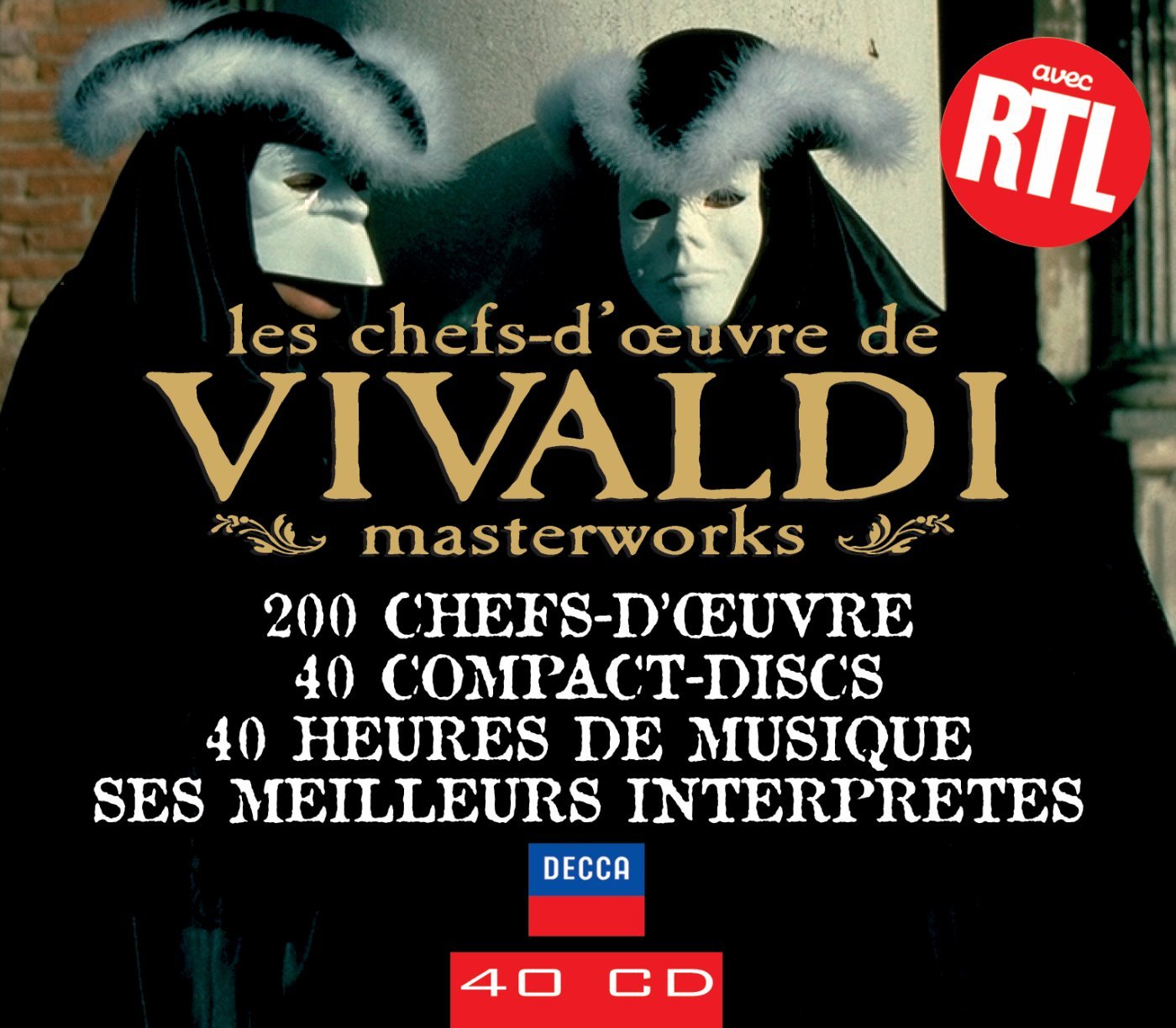 Les Chefs-D'Oeuvre De Vivaldi (coffret 40 CD) 0028944293371