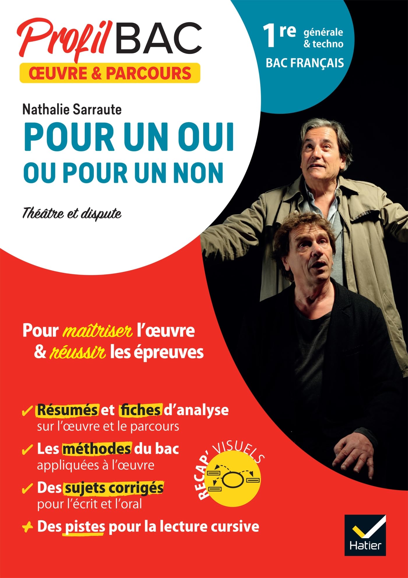 Profil - Pour un oui ou pour un non (Bac de français 2026): analyse de l'oeuvre et du parcours au programme (1re générale et technologique) 9782401105508