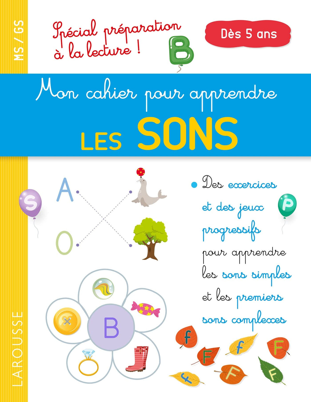Mon petit cahier pour apprendre les sons 9782035984968