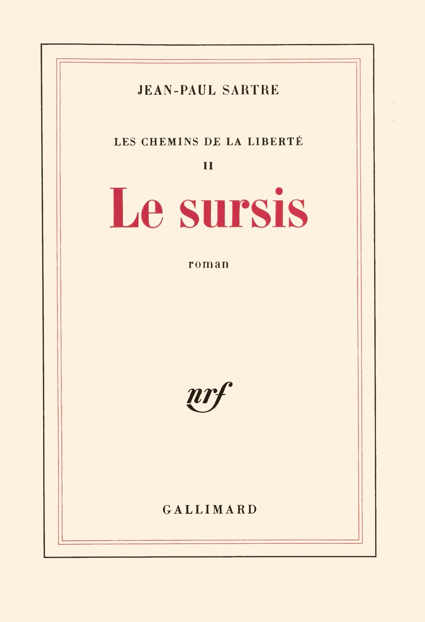 Le Sursis 9782070257591