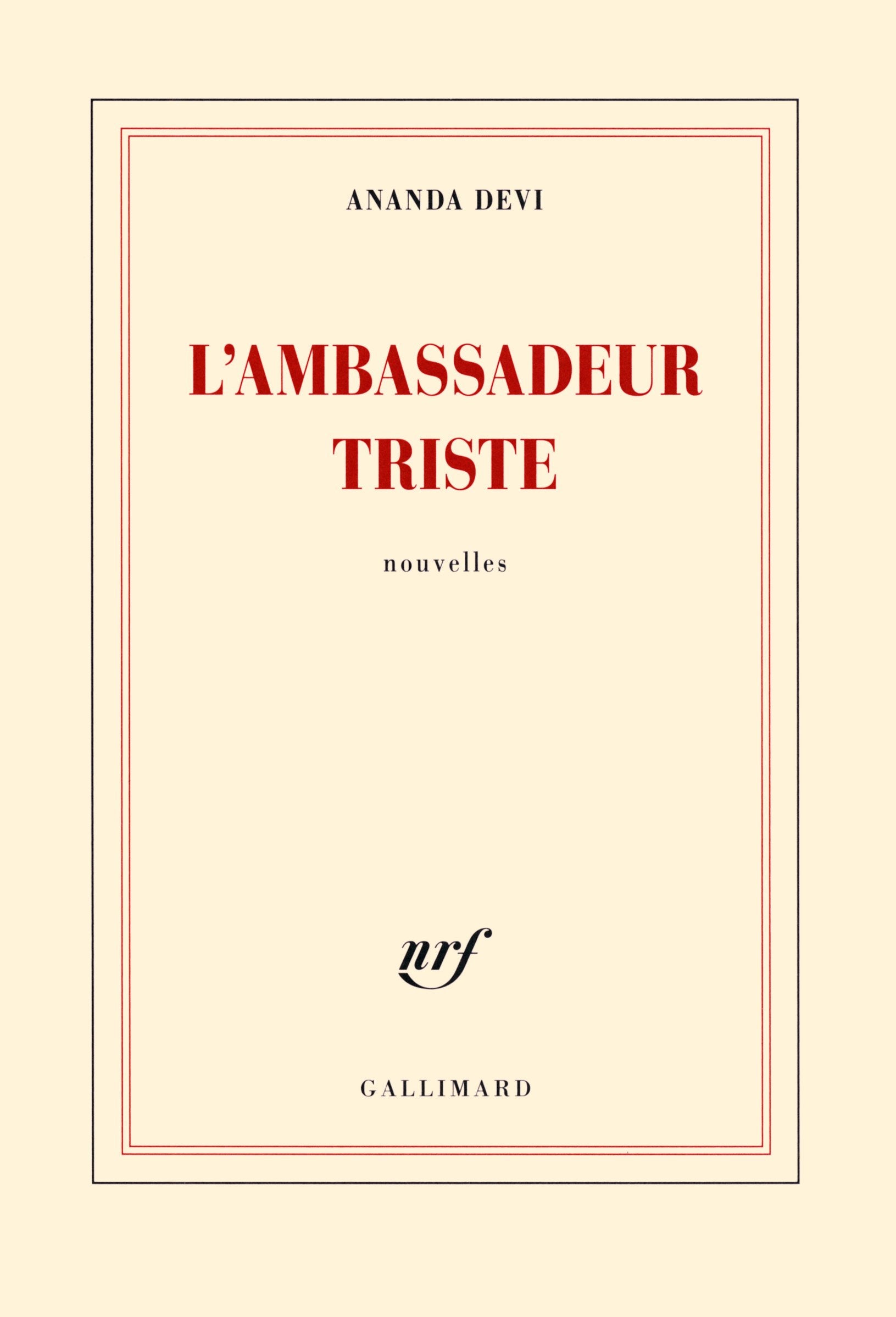 L'ambassadeur triste 9782070147960