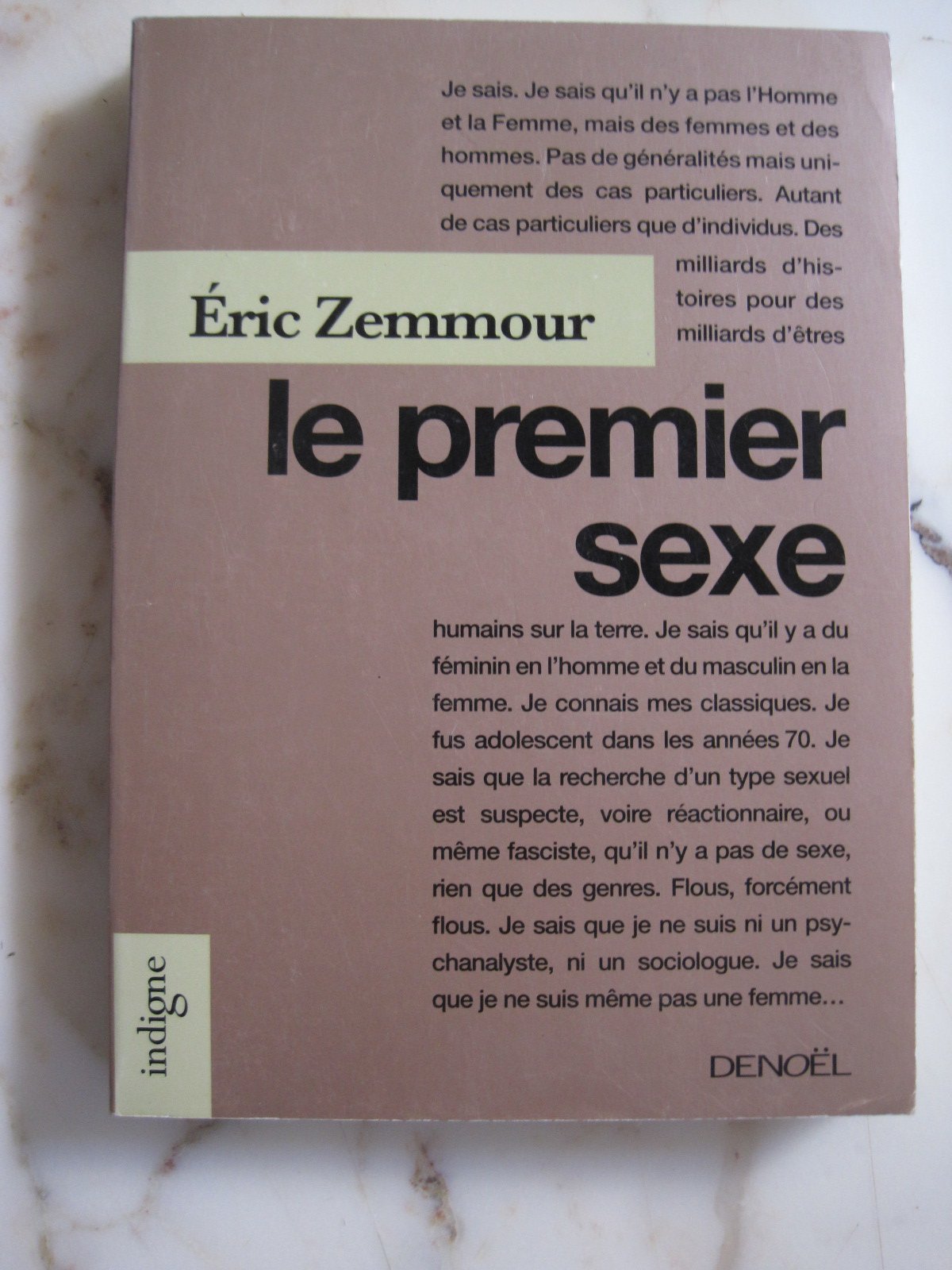 Le Premier Sexe 9782207257449