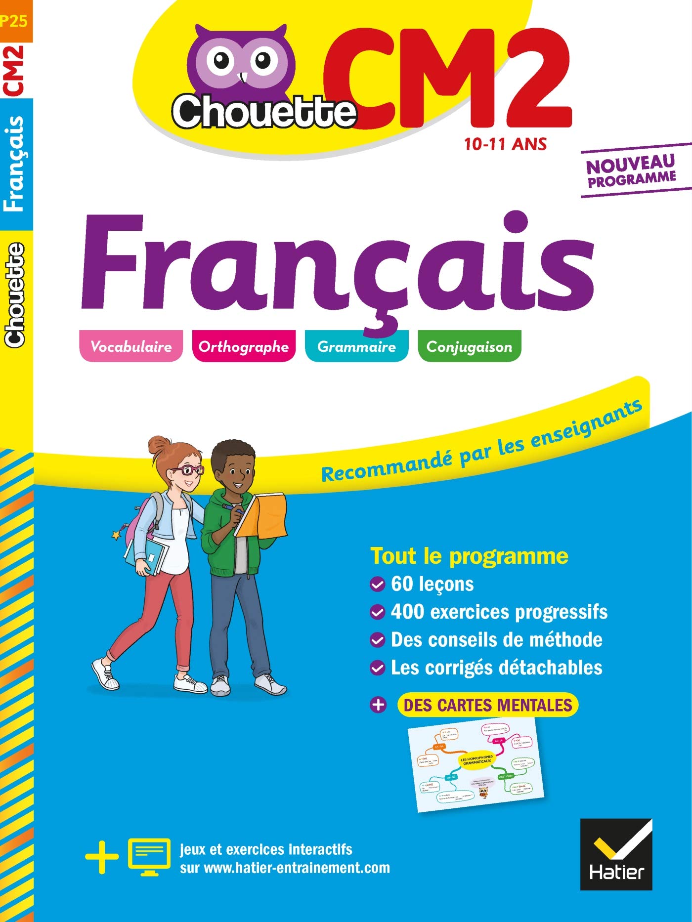 Français CM2: cahier d'entraînement et de révision 9782401050280