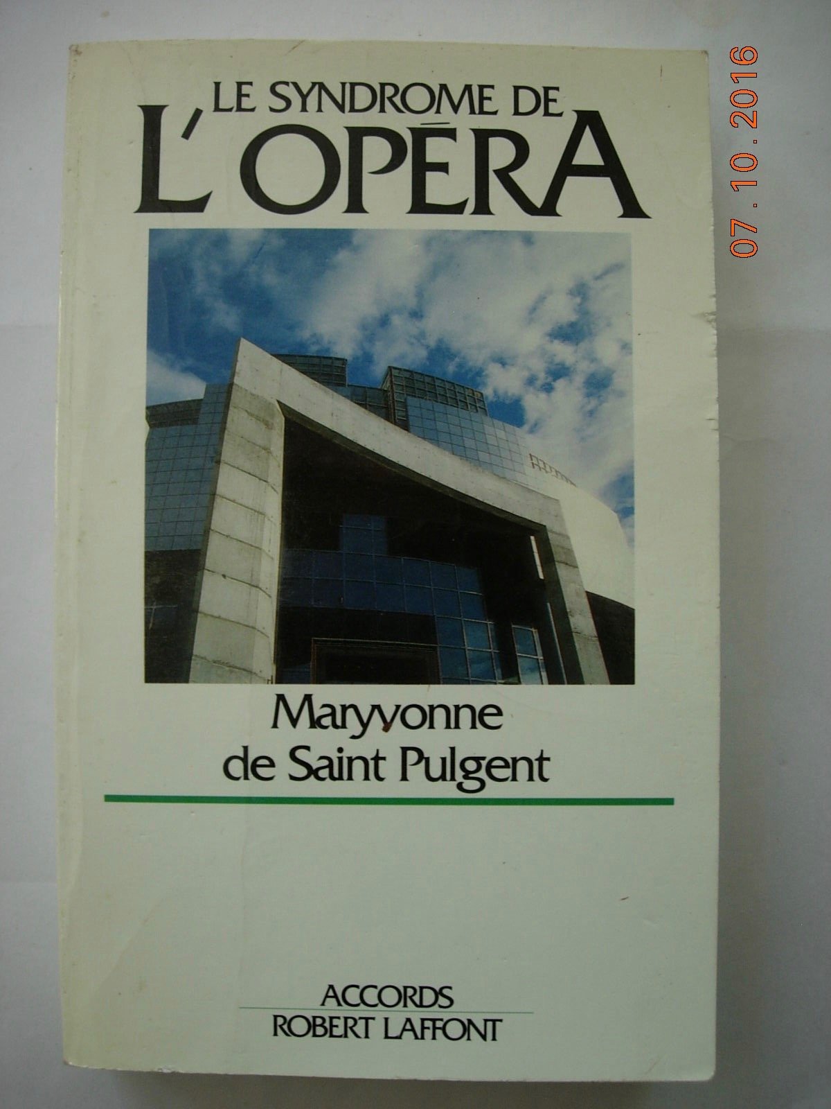 Le syndrome de l'opéra 9782221066256