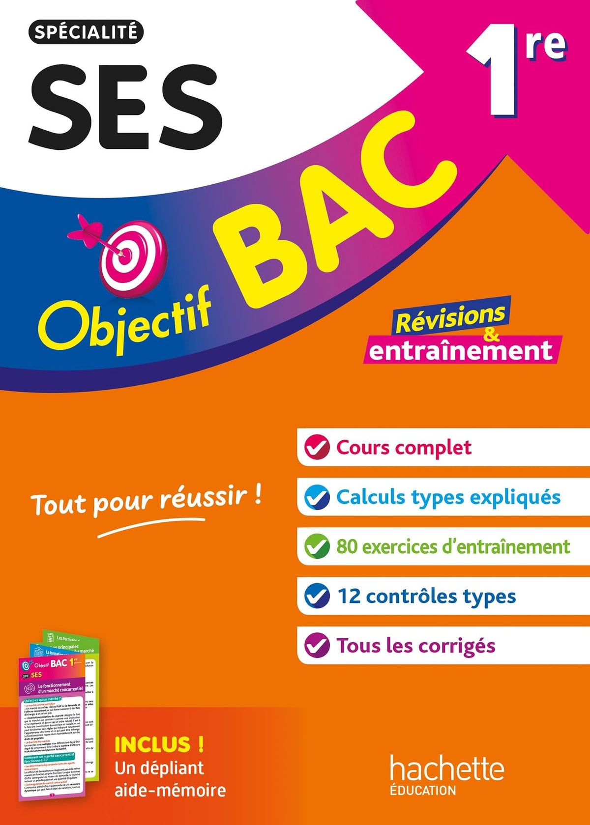 Objectif BAC 2027 - 1re spécialité SES 9782017269120