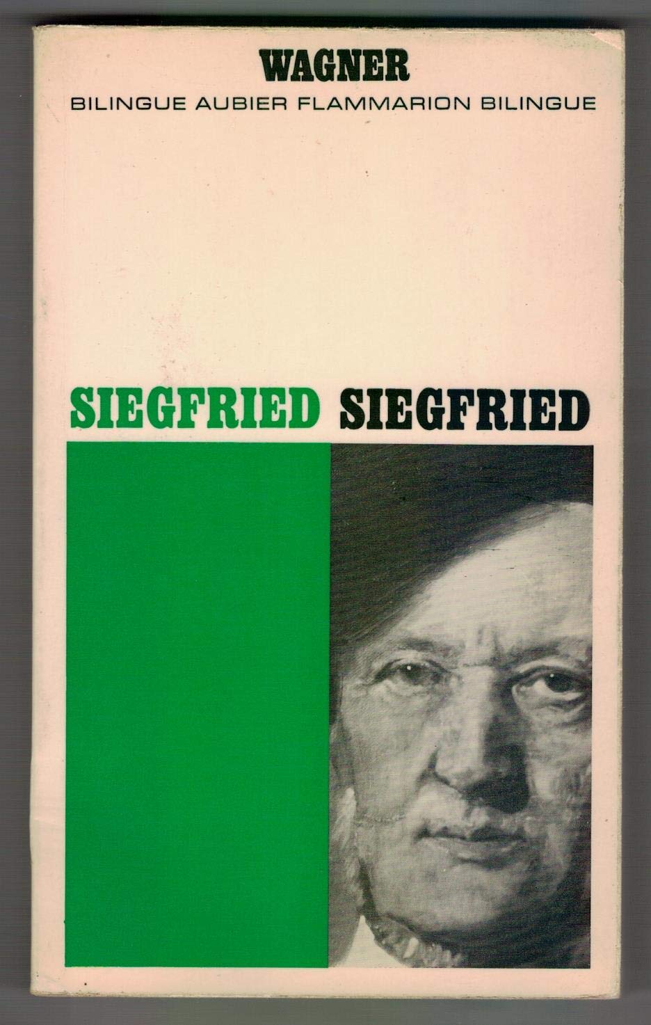 Siegfried - Siegfried / Bilingue Aubier Flammarion 