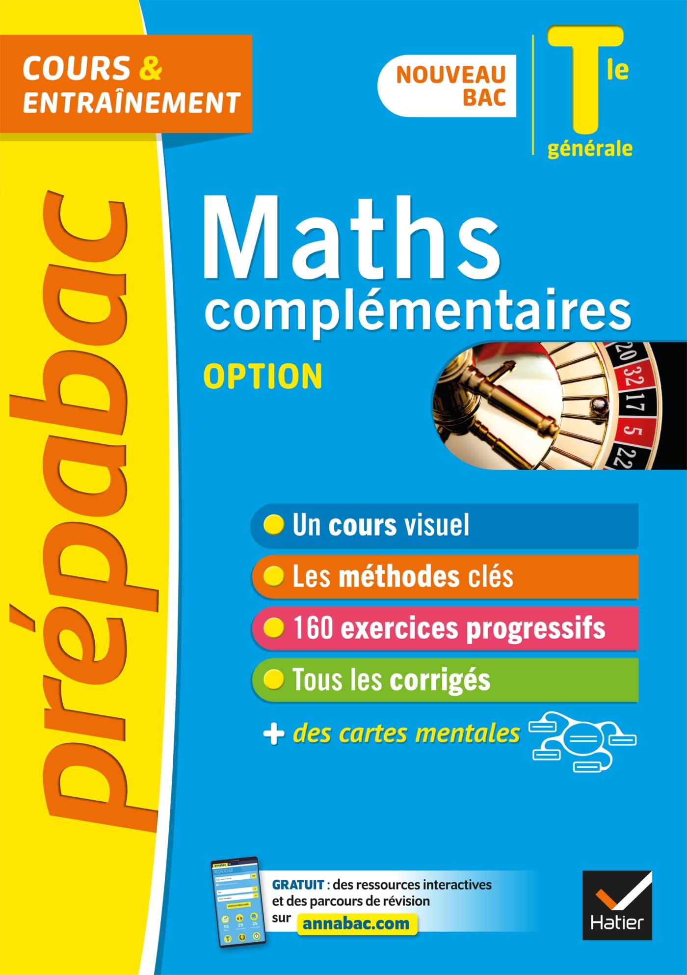 Prépabac Maths complémentaires (option) Tle générale - Bac 2023: nouveau programme de Terminale 9782401064621