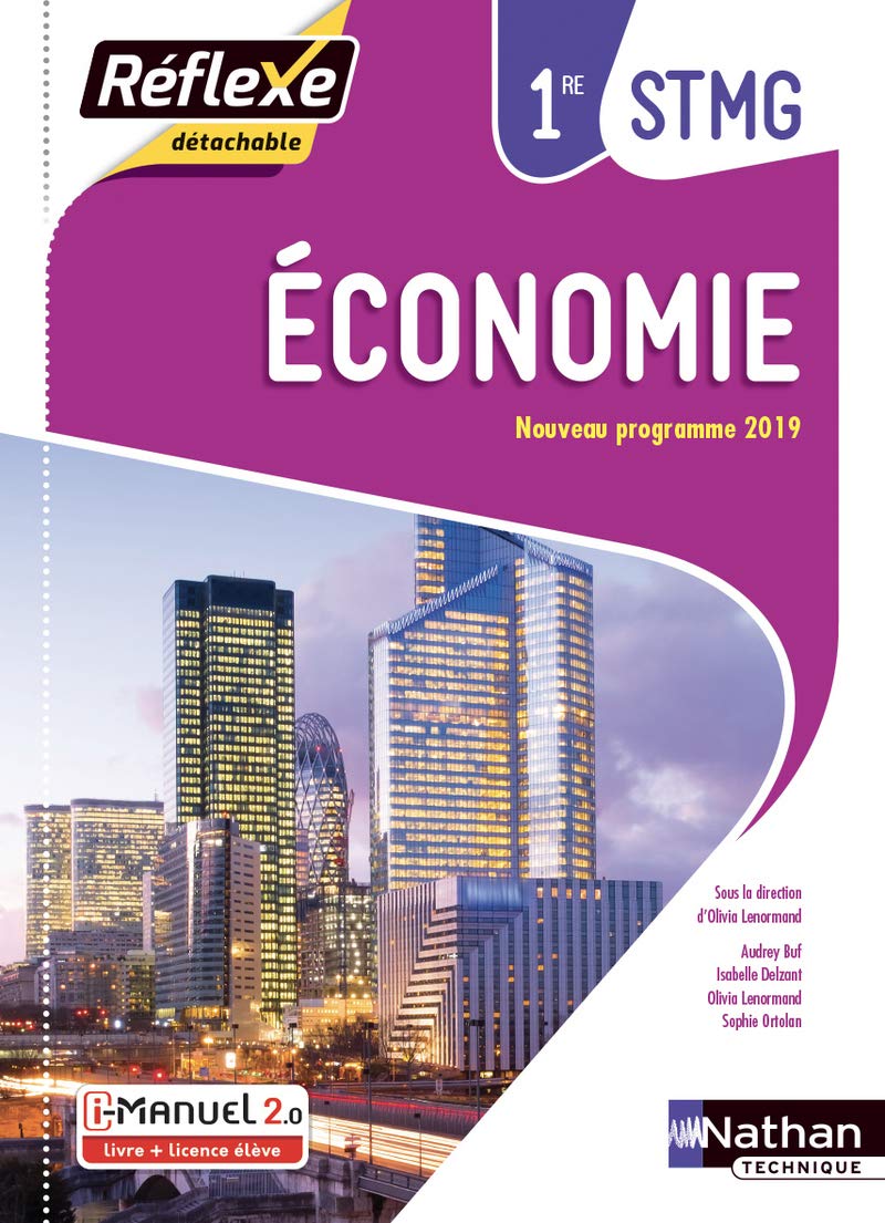 Economie - 1re STMG (Pochette) 9782091654157