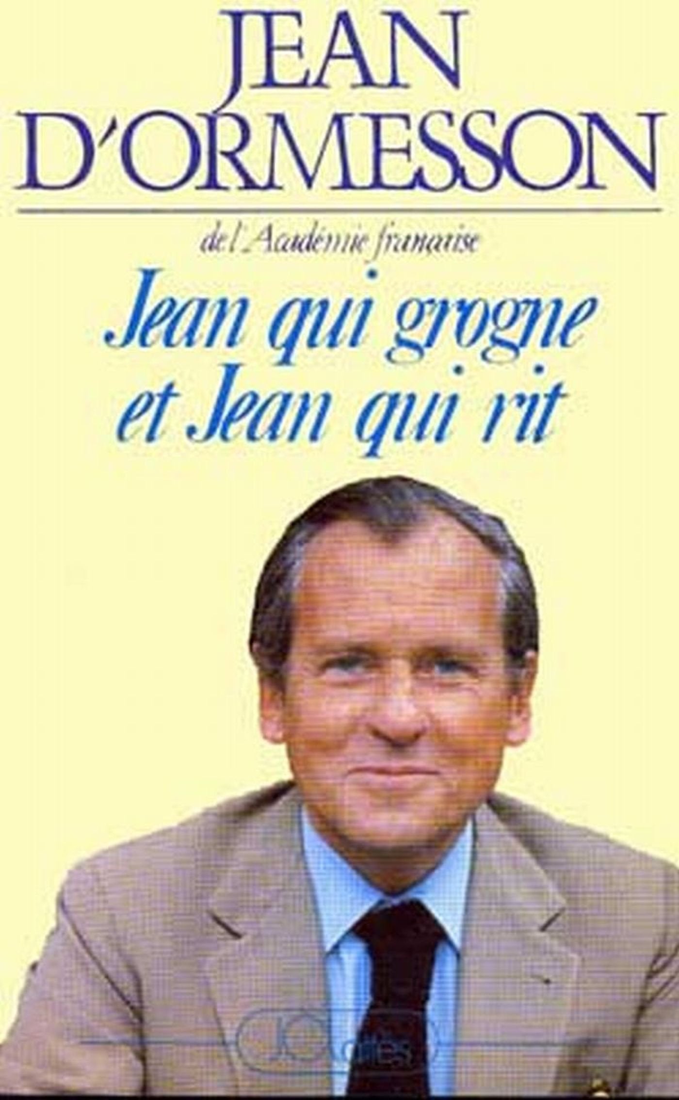 Jean qui grogne et Jean qui rit 9782709603164