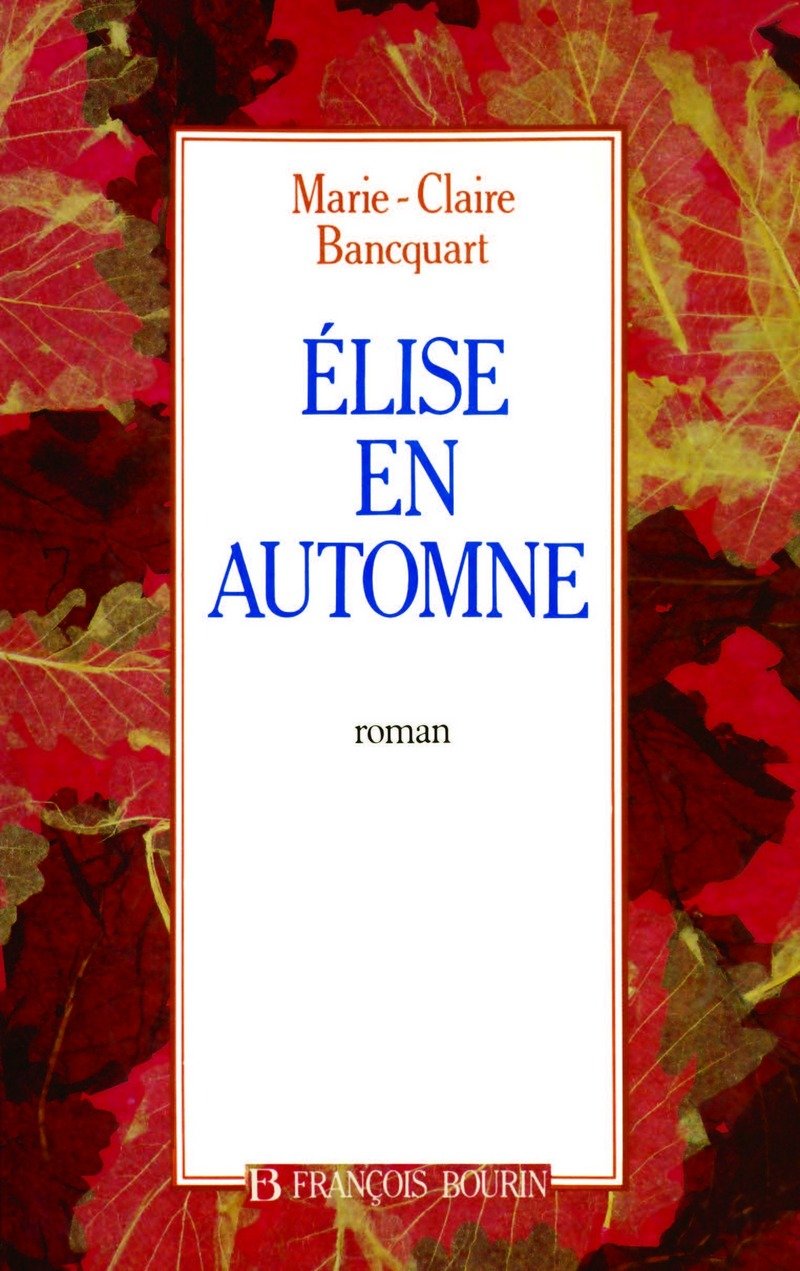 Élise en automne 9782876860834