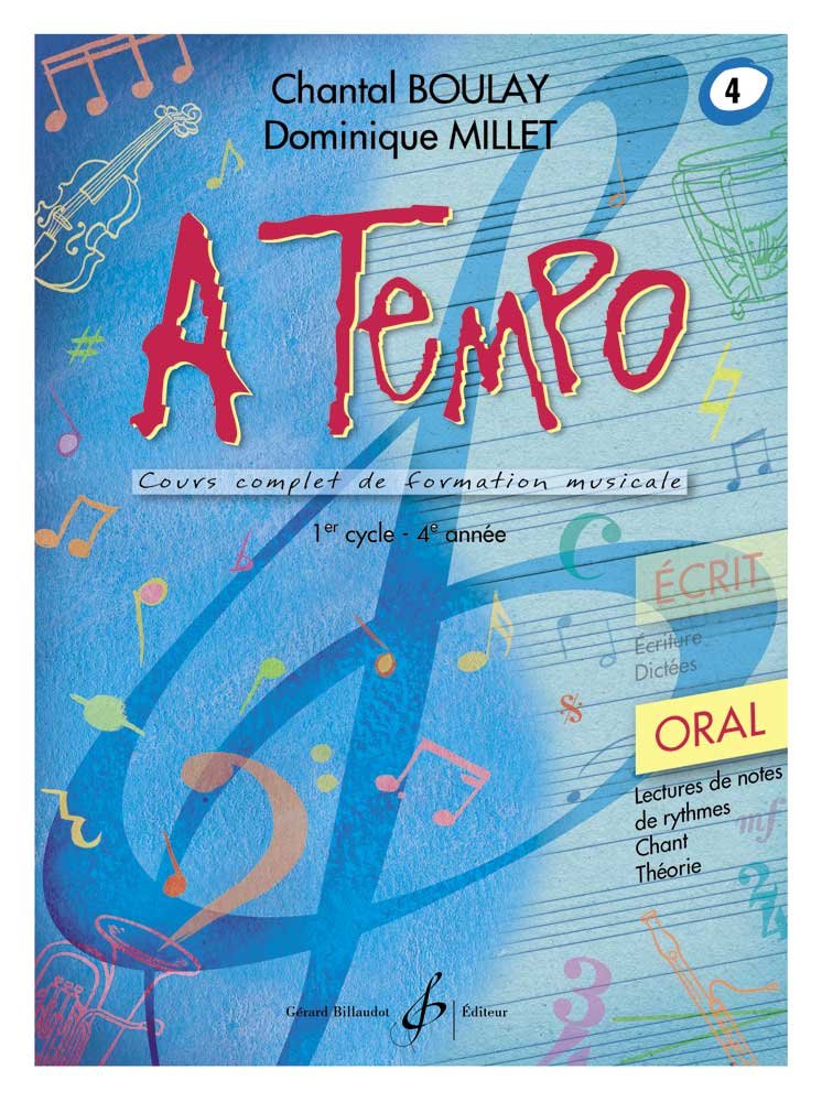 A tempo - partie orale - volume 4 9790043074779