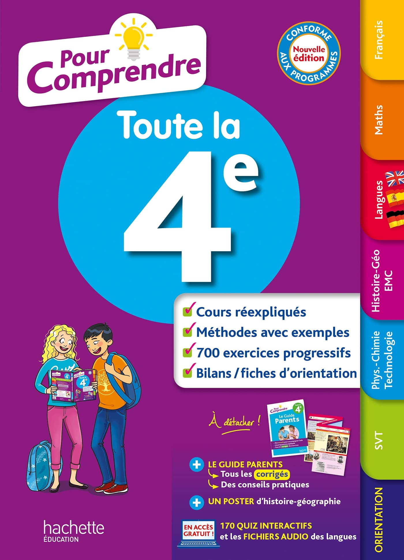 Pour Comprendre Toutes Les Matières 4E 9782017223818