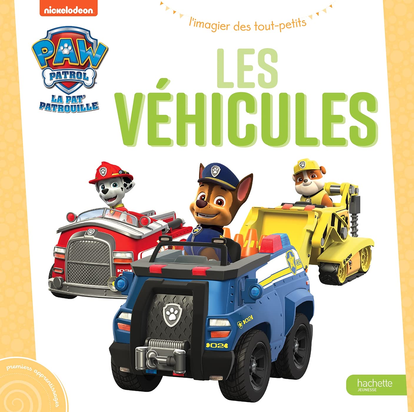 Pat' Patrouille - L'imagier des tout-petits - Les véhicules 9782017154617