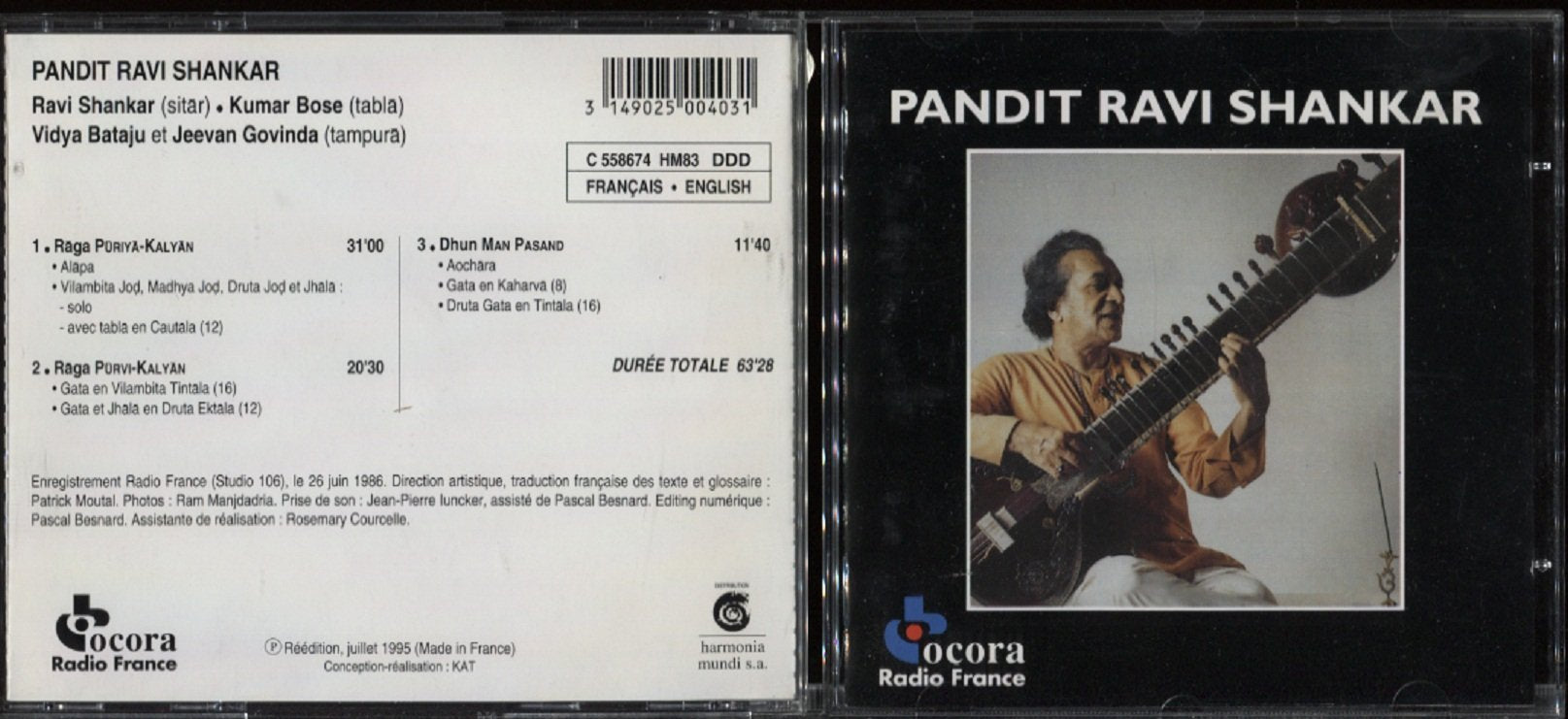 Pandit Ravi Shankar-Jetzt Oc [Import] 3149025004031