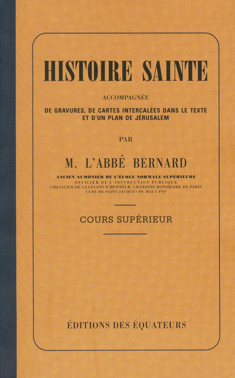 HISTOIRE SAINTE 9782849901694