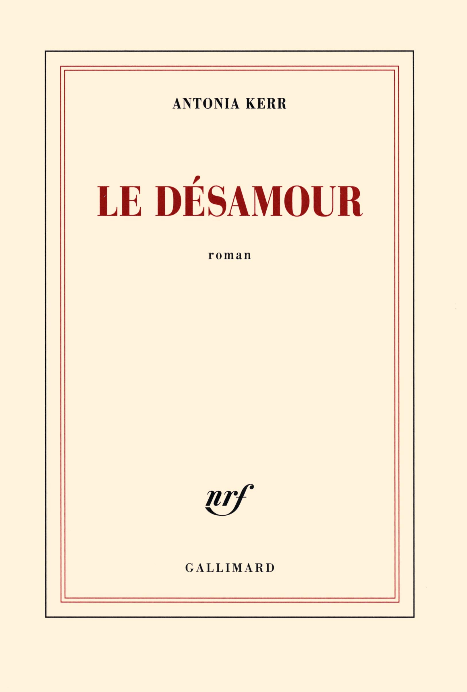 Le désamour 9782070141258