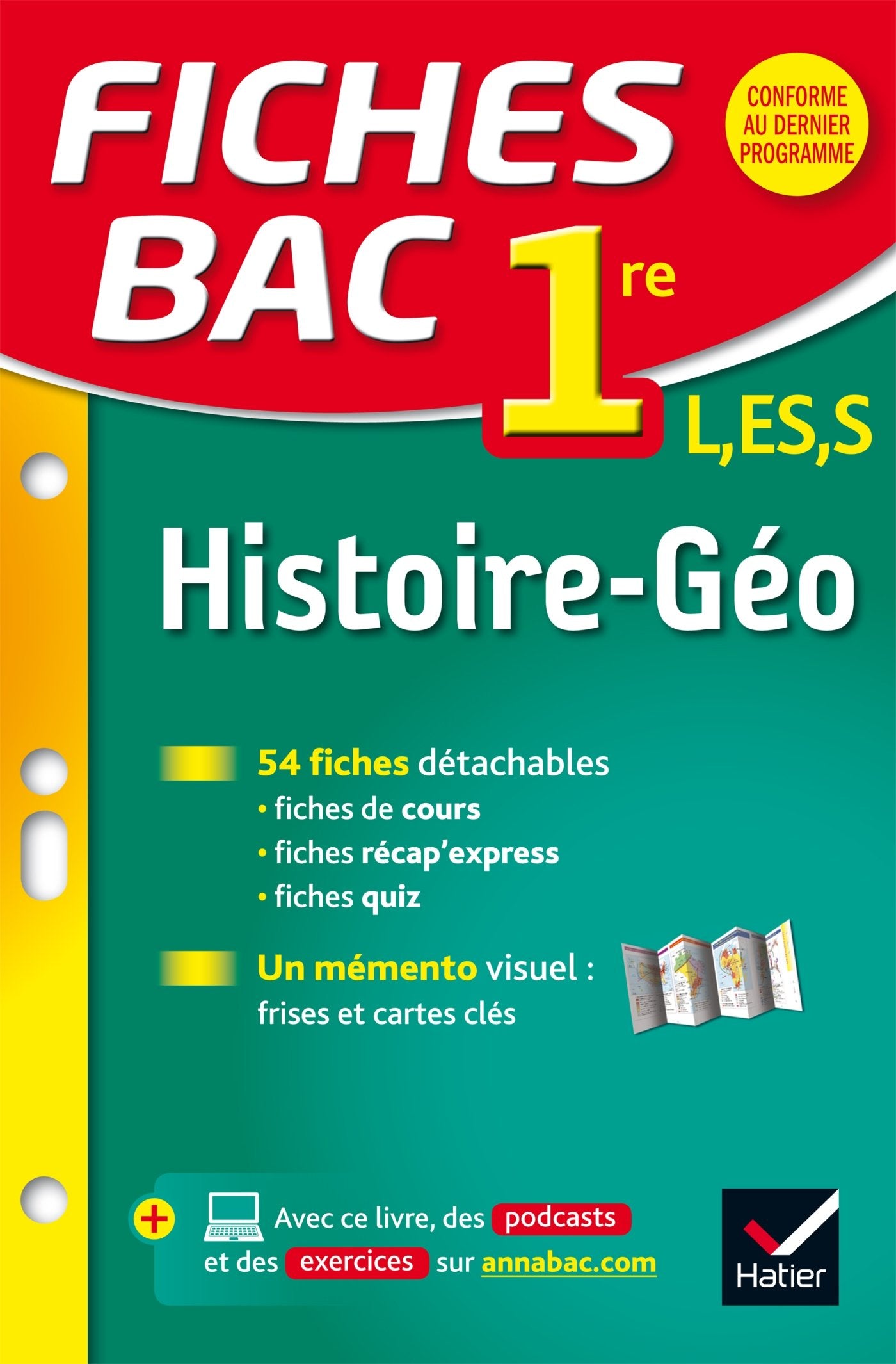 Histoire Géographie 1re 9782218986123