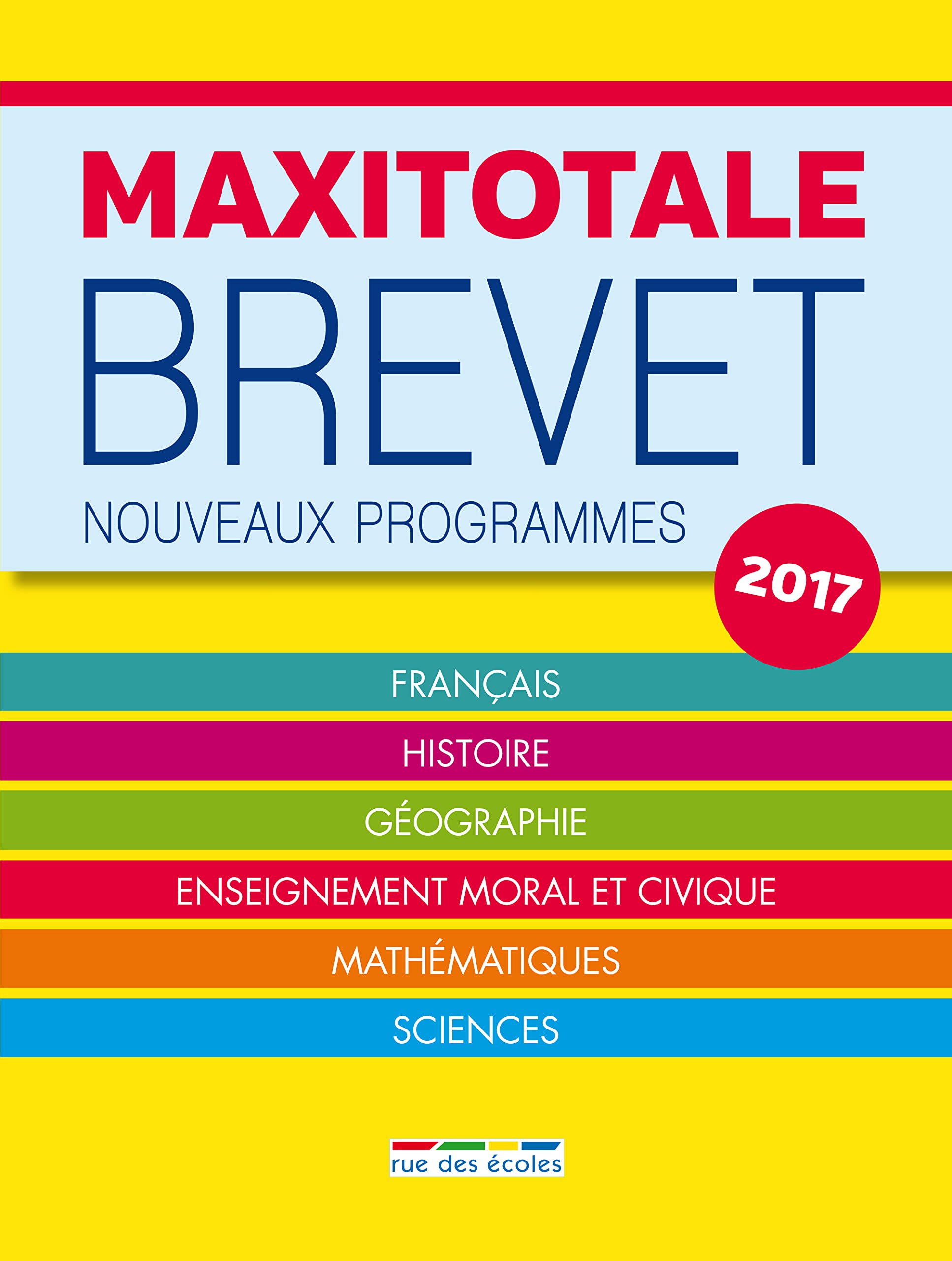 Brevet 2017: Nouveaux programmes 9782820806086
