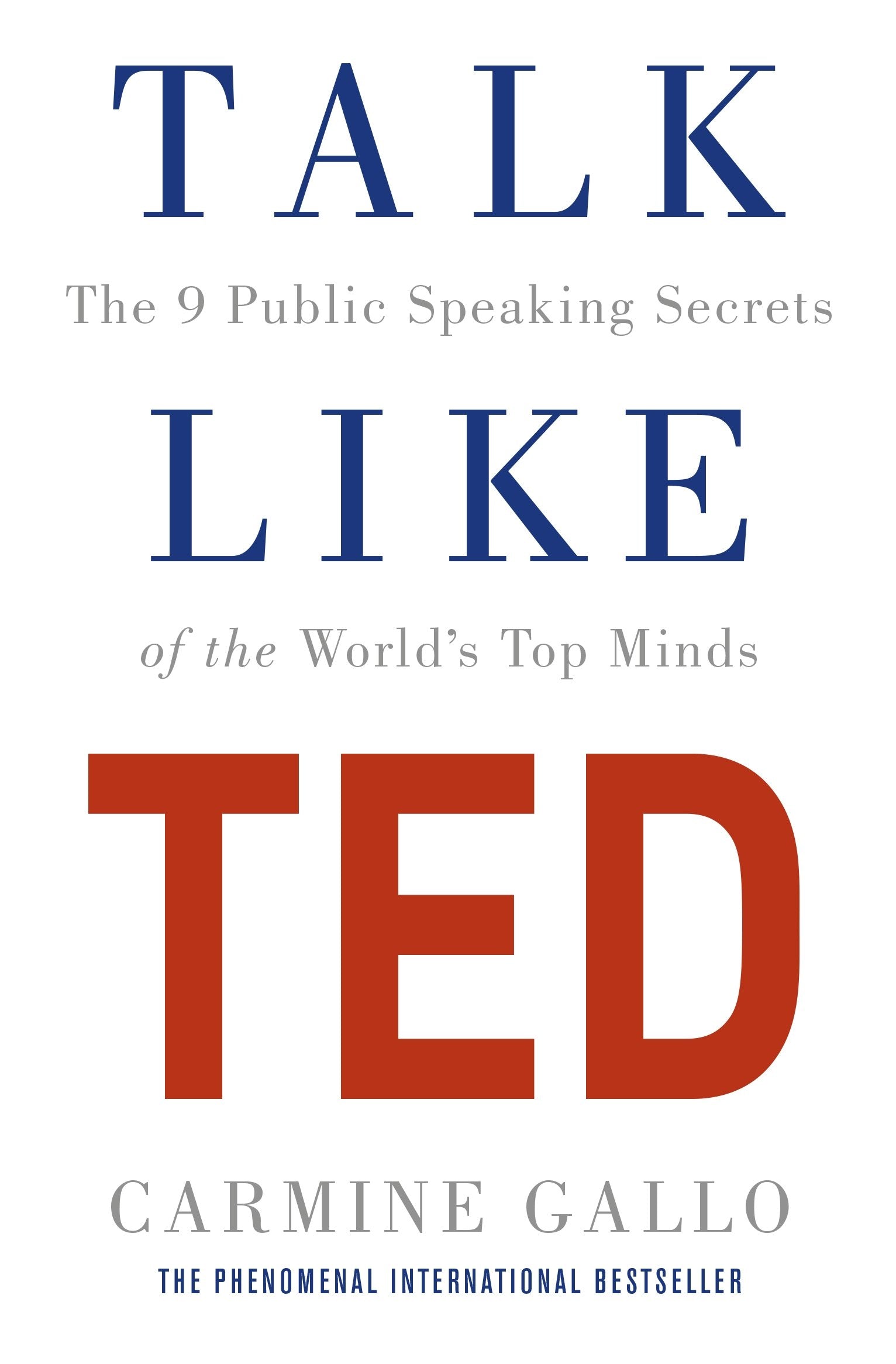 Talk Like TED: The 9 Public Speaking Secrets of the World's Top Minds 9781509867394