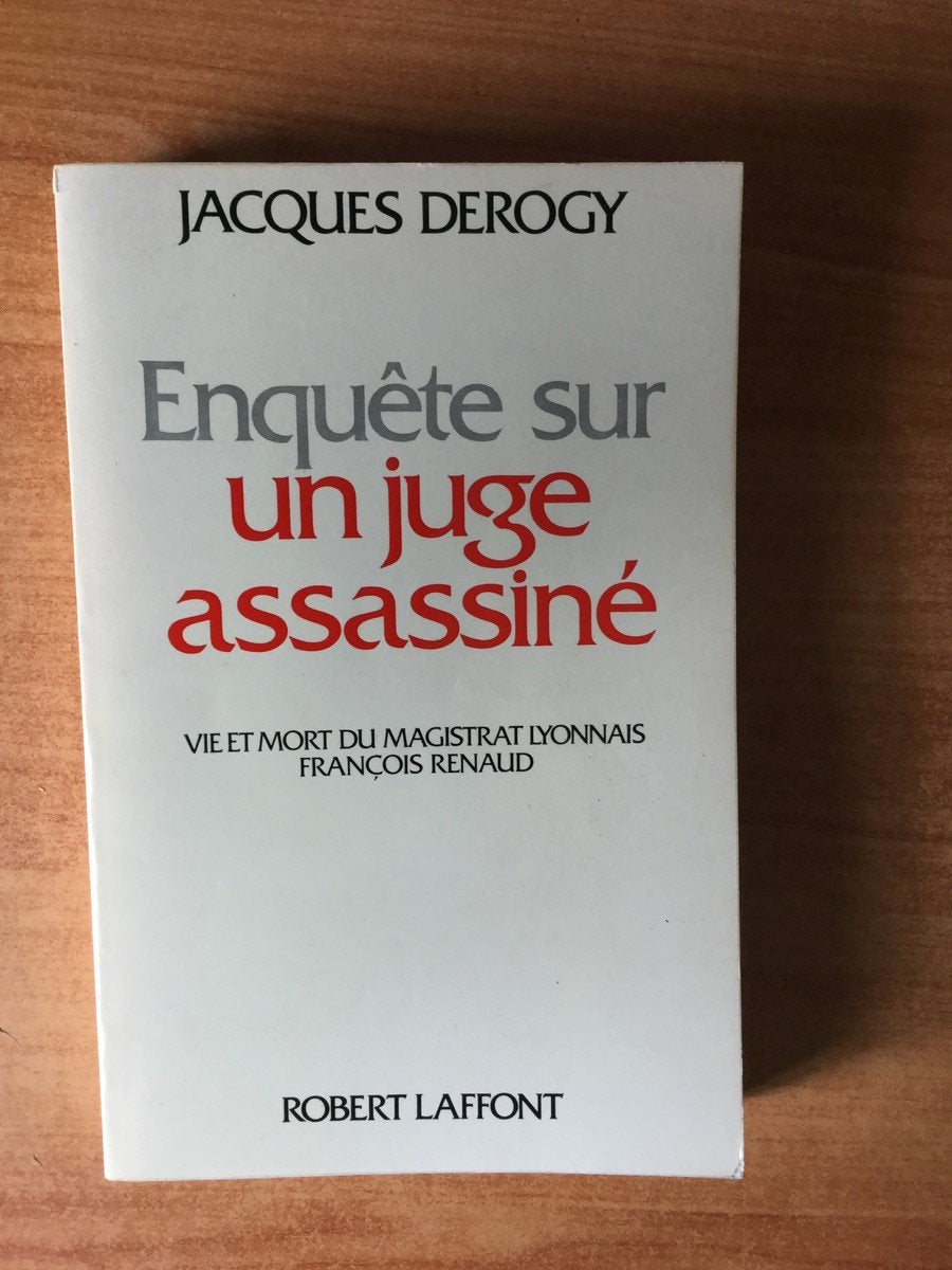Enquête sur un juge assassiné 9782221005958