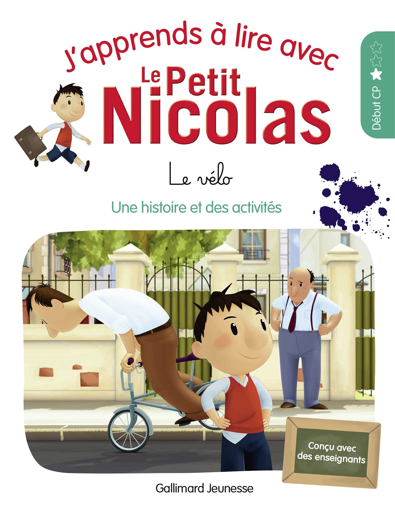J'APPRENDS A LIRE AVEC LE PETIT NICOLAS - 3 LE VELO 9782075158657