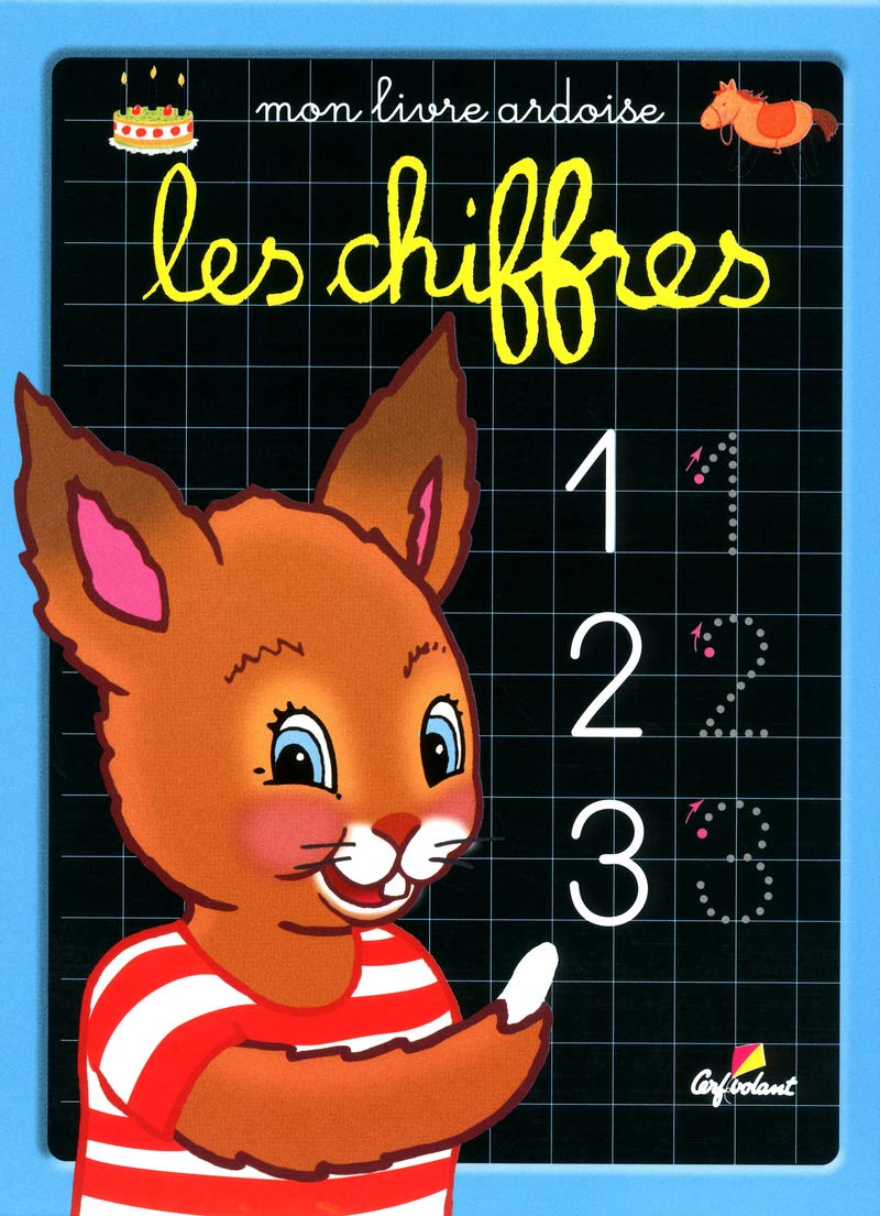 Les chiffres - Mon livre ardoise 9782846062916