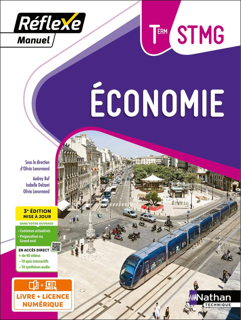 Economie - Tle STMG - Coll. Réflexe 9782095036607