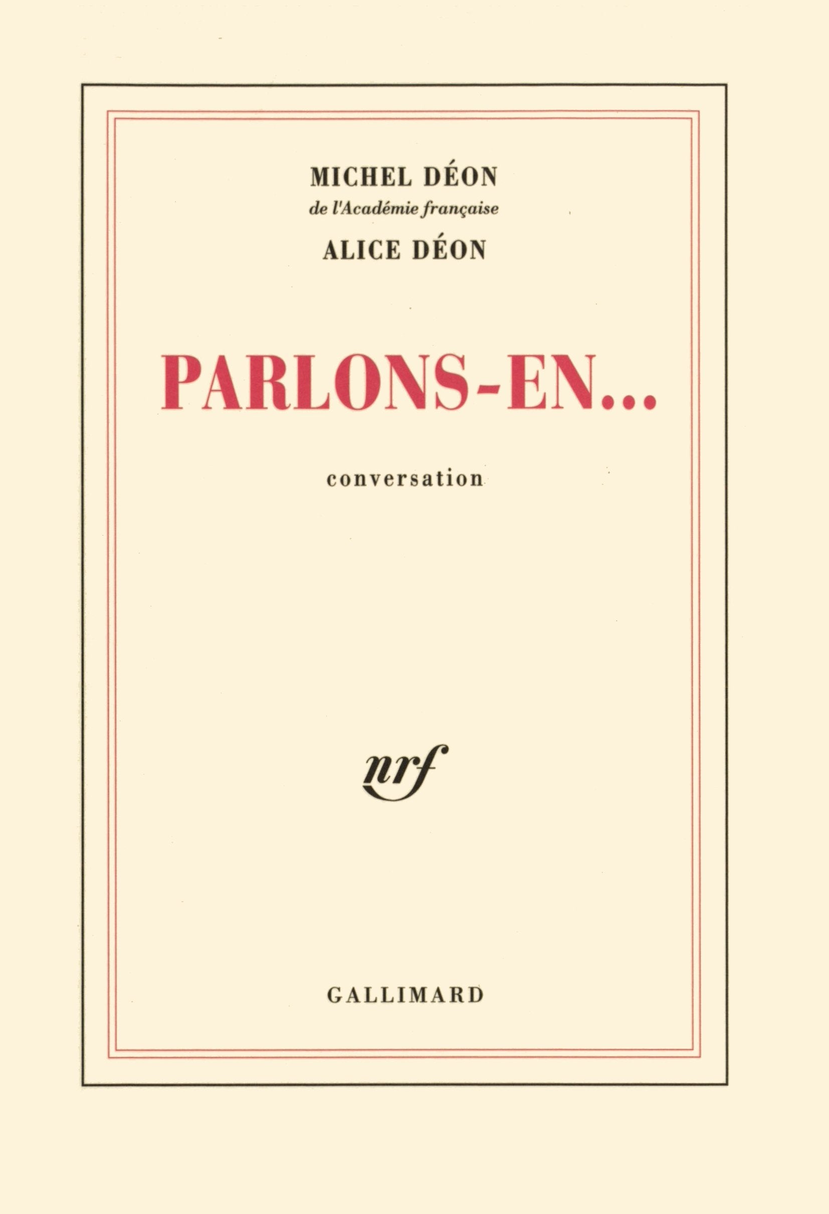 Parlons-en...: Conversation 9782070730278