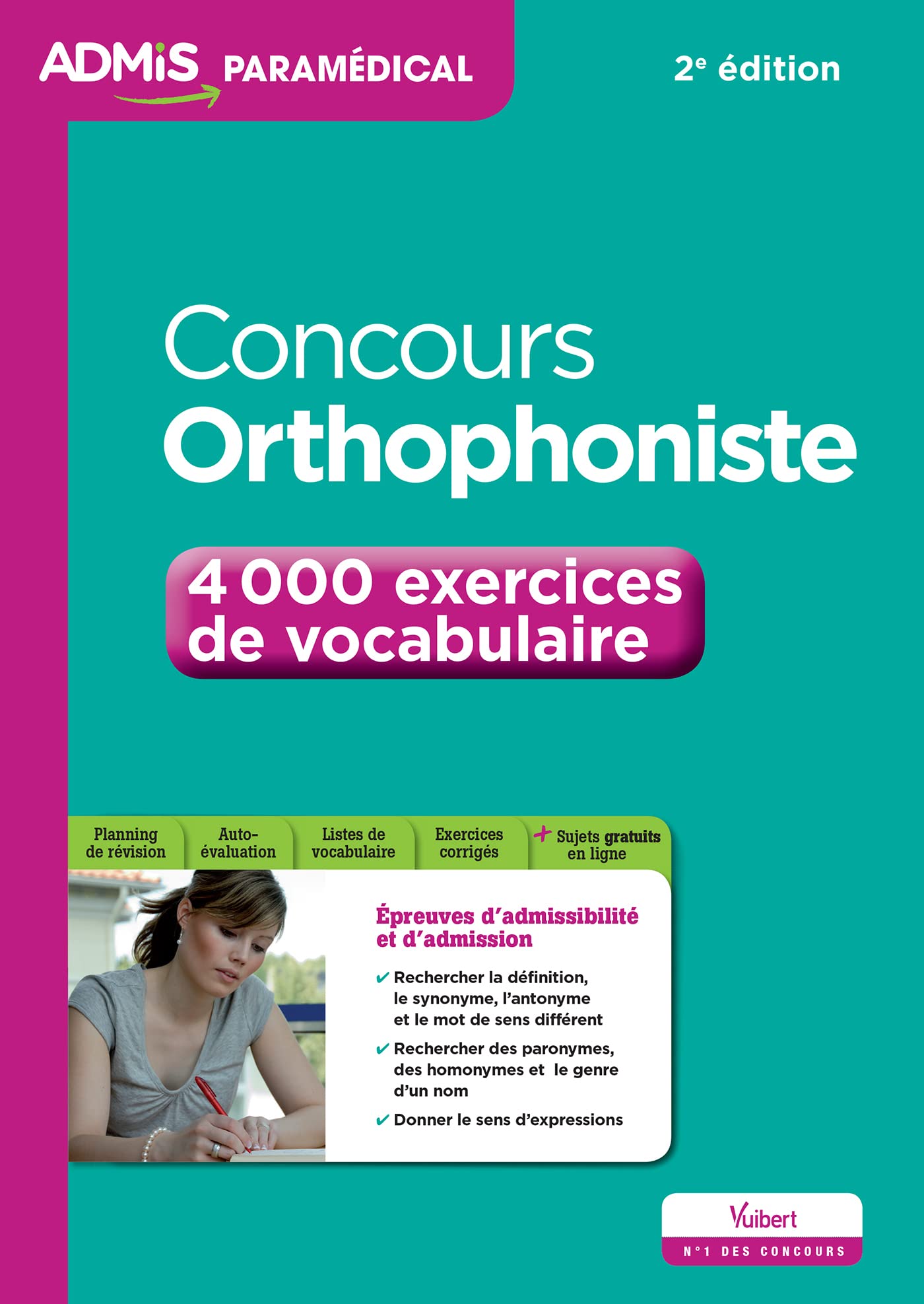 Concours Orthophoniste - 4 000 exercices de vocabulaire - Entraînement 9782311201840
