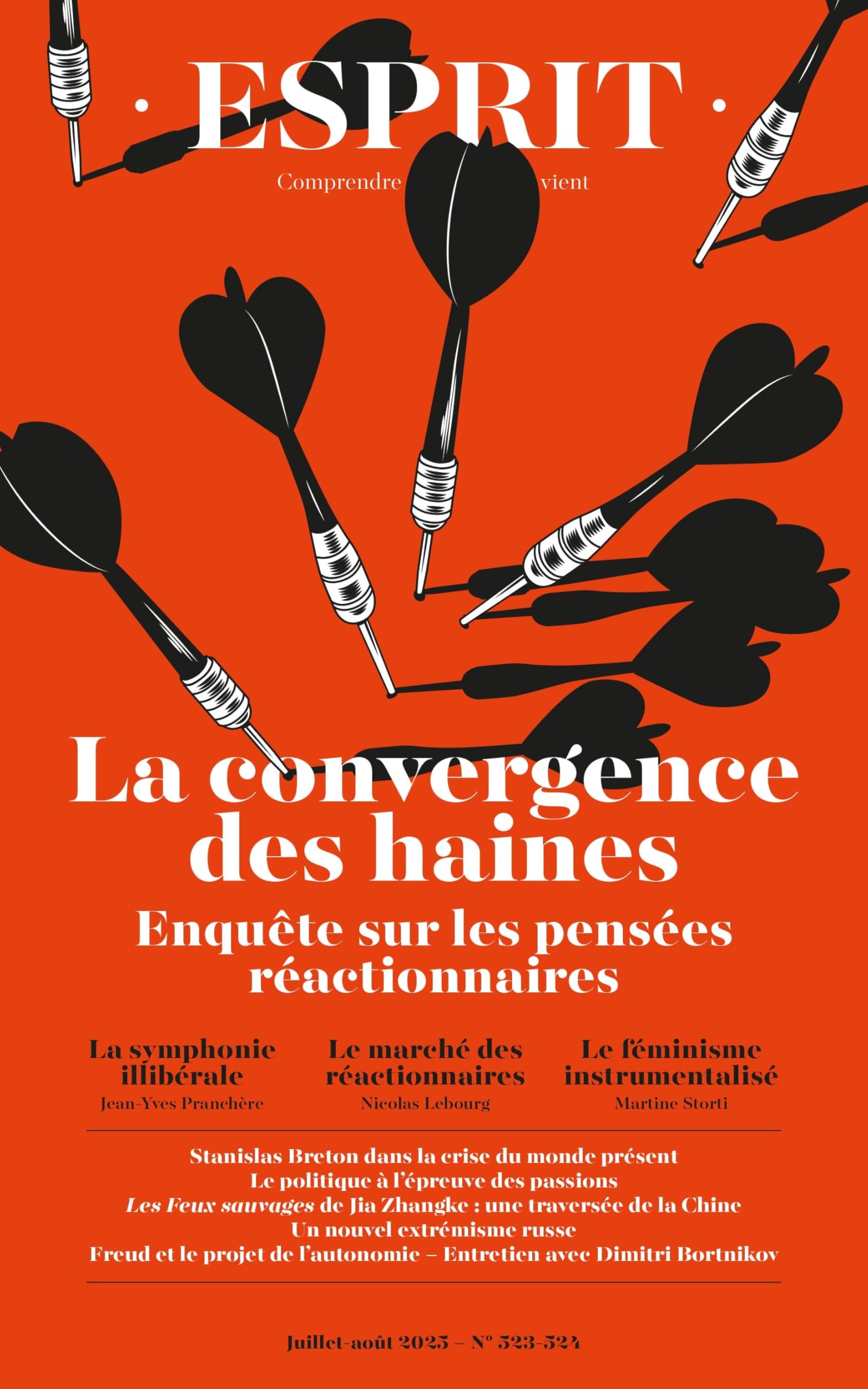 Esprit - La convergence des haines. Enquête sur les pensées réactionnaires: juillet-août 2025 (523) 9782372343428