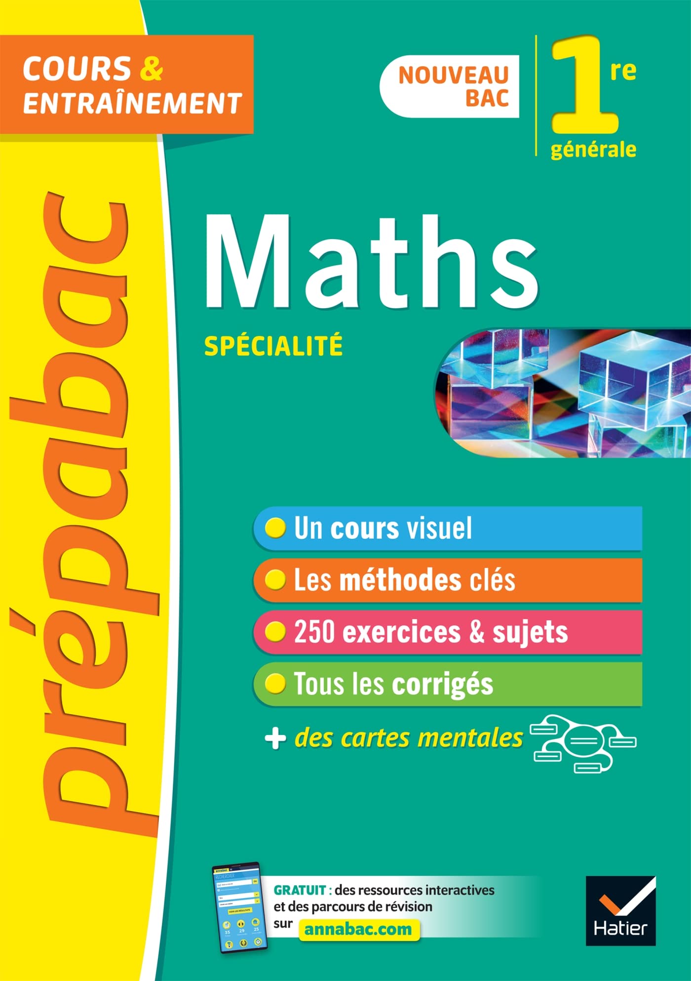 Prépabac Maths 1re générale (spécialité): nouveau programme de Première 9782401052857