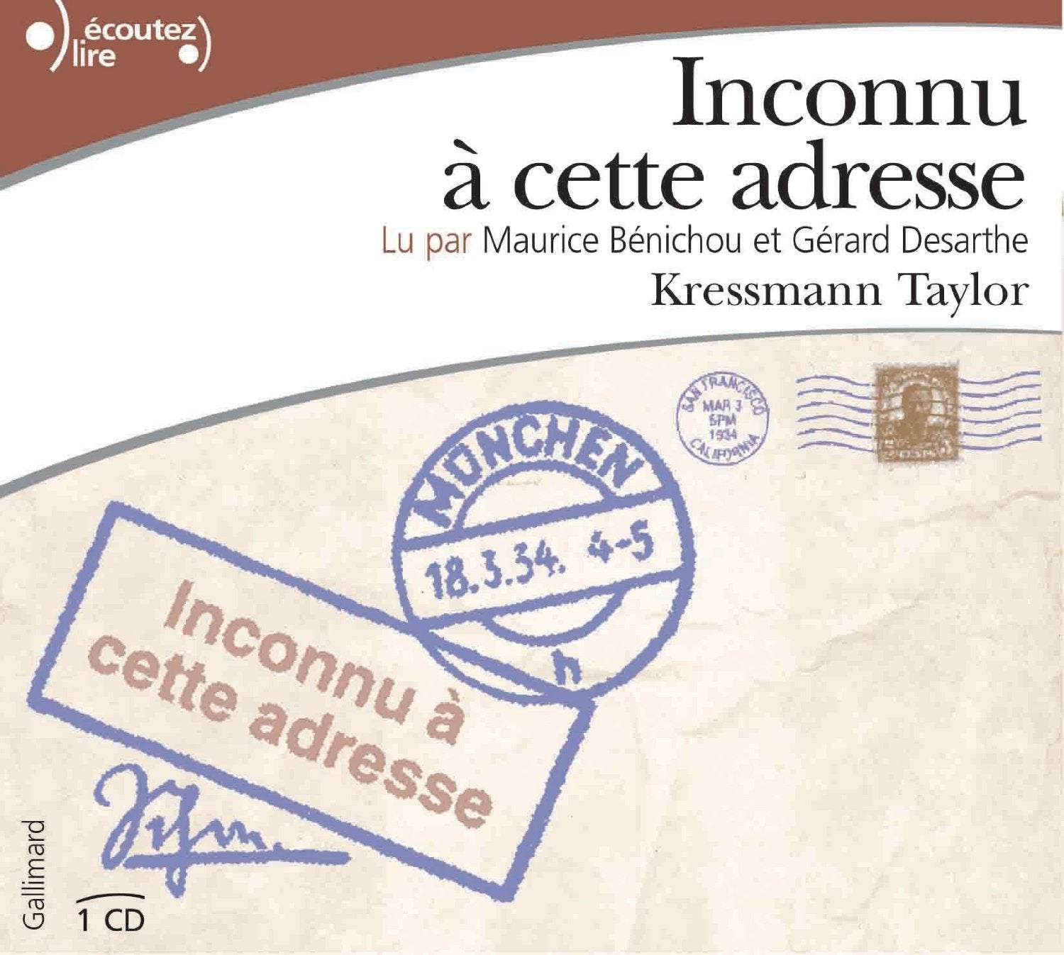 Inconnu à cette adresse (CD audio) 3260050672740