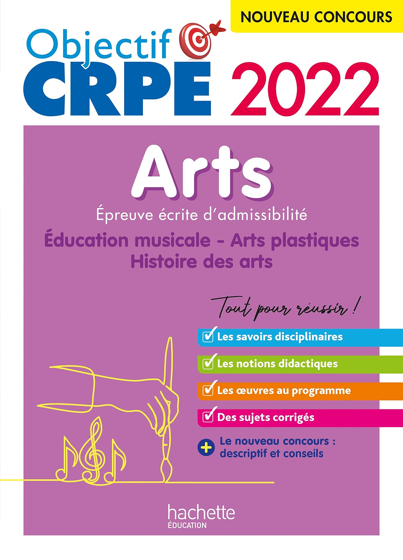Objectif CRPE 2022 - Arts - Epreuve écrite d'admissibilité 9782017157984
