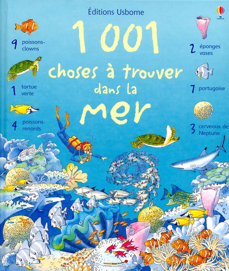 1001 CHOSES A TROUVER DANS LA MER 9781409528890