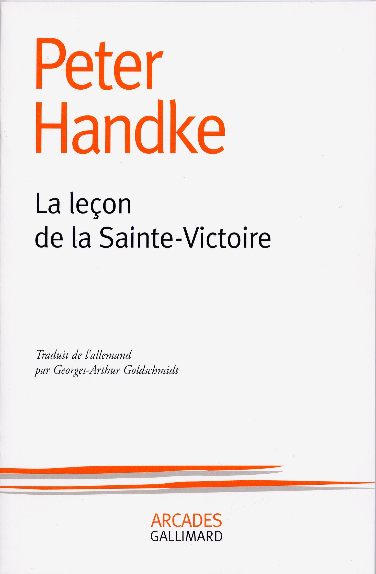 La Leçon de la Sainte-Victoire 9782070703647