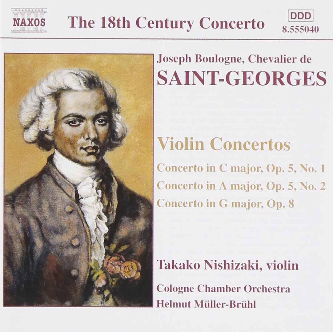 Saint-Georges:Violin Concertos 0747313504022