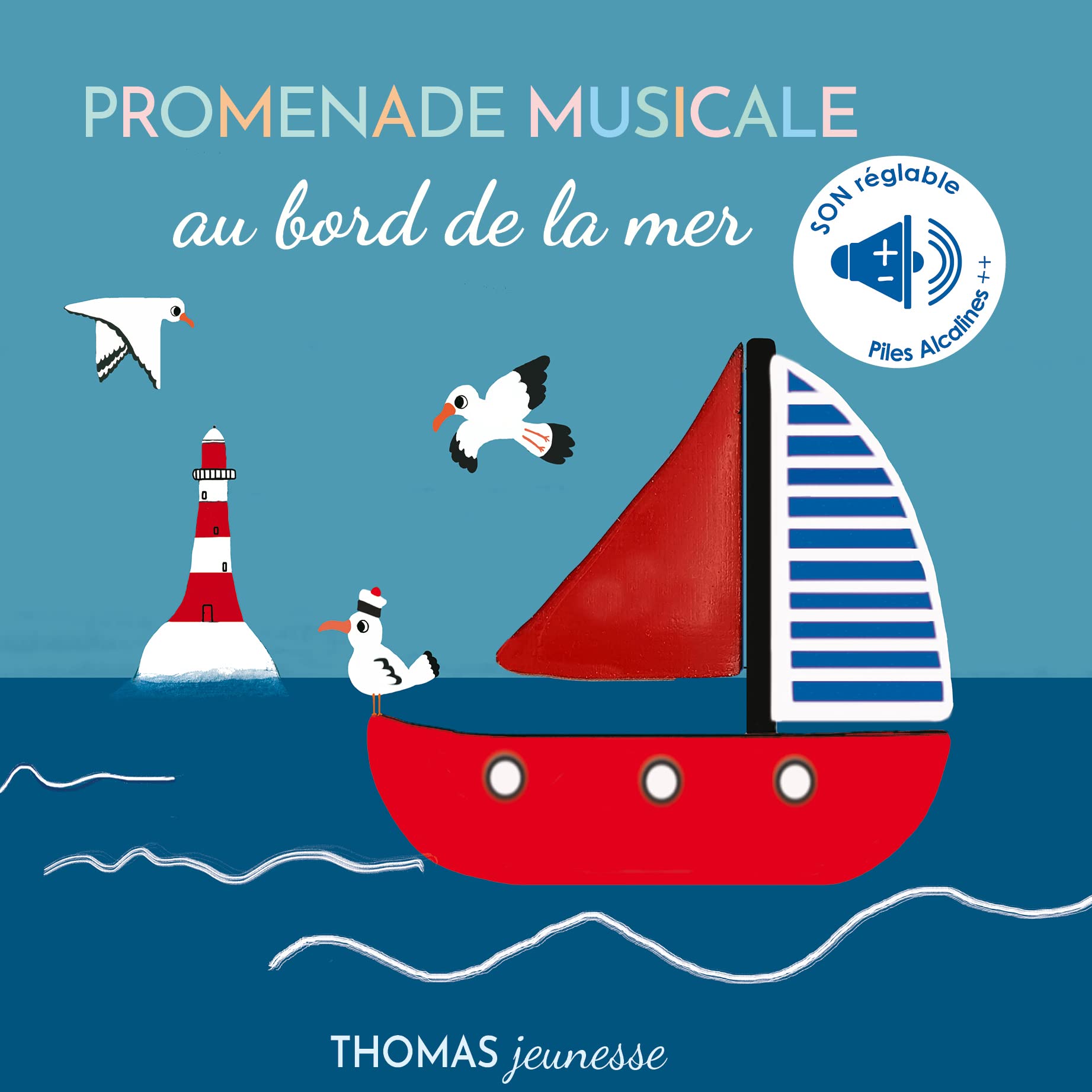 Promenade musicale au bord de la mer- livre sonore bébé 9782354816209