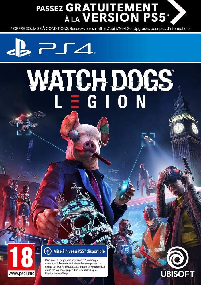 Ubisoft Watch Dogs Legion - PS4, Noir 3307216135180