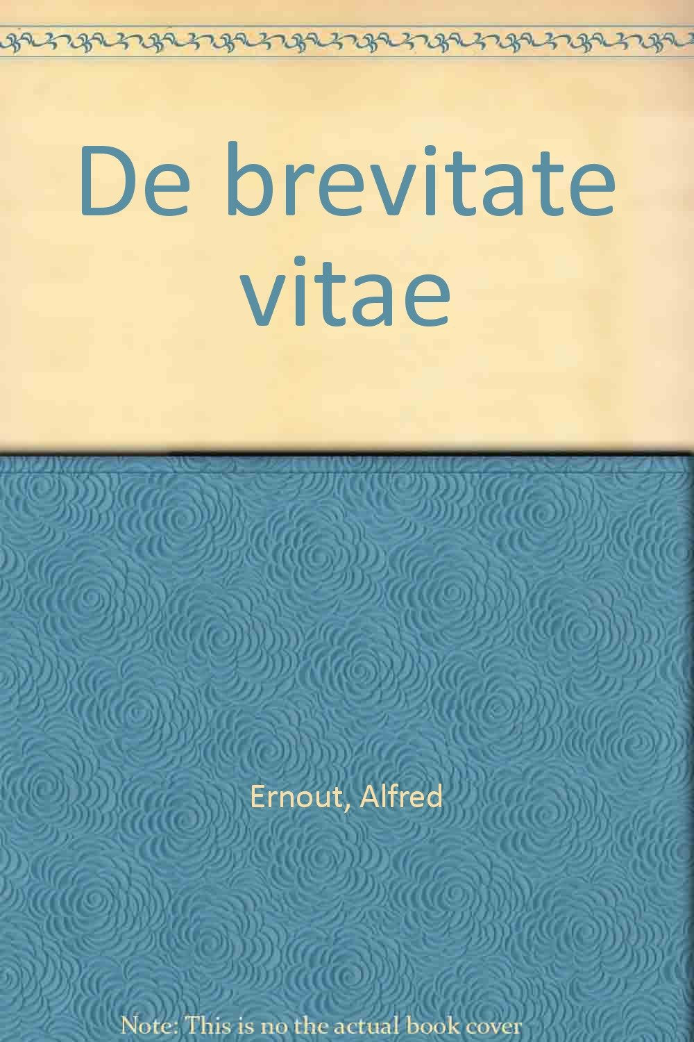 De brevitae vitae 9782218017612