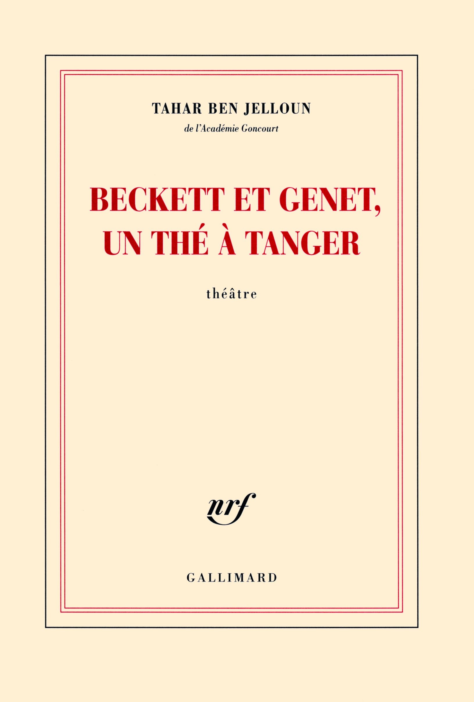 Beckett et Genet, un thé à Tanger 9782070130030