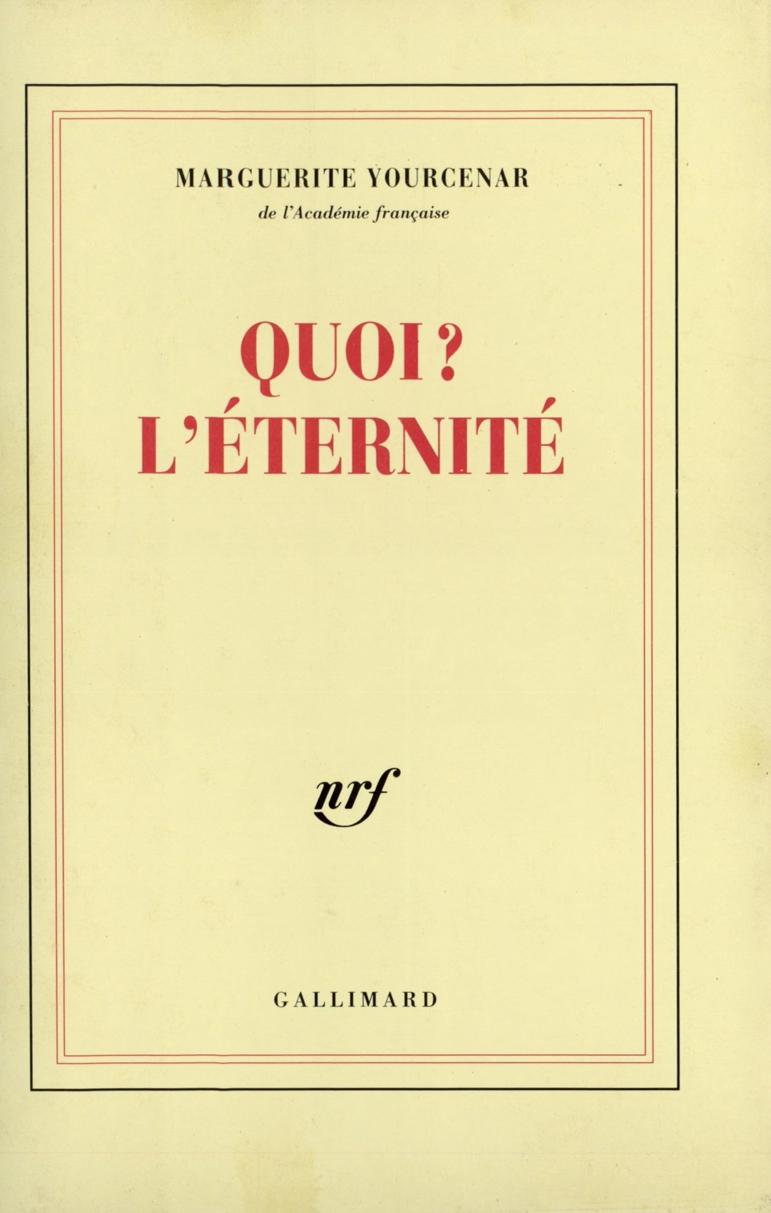 Le labyrinthe du monde, III : Quoi ? L'Éternité 9782070714513