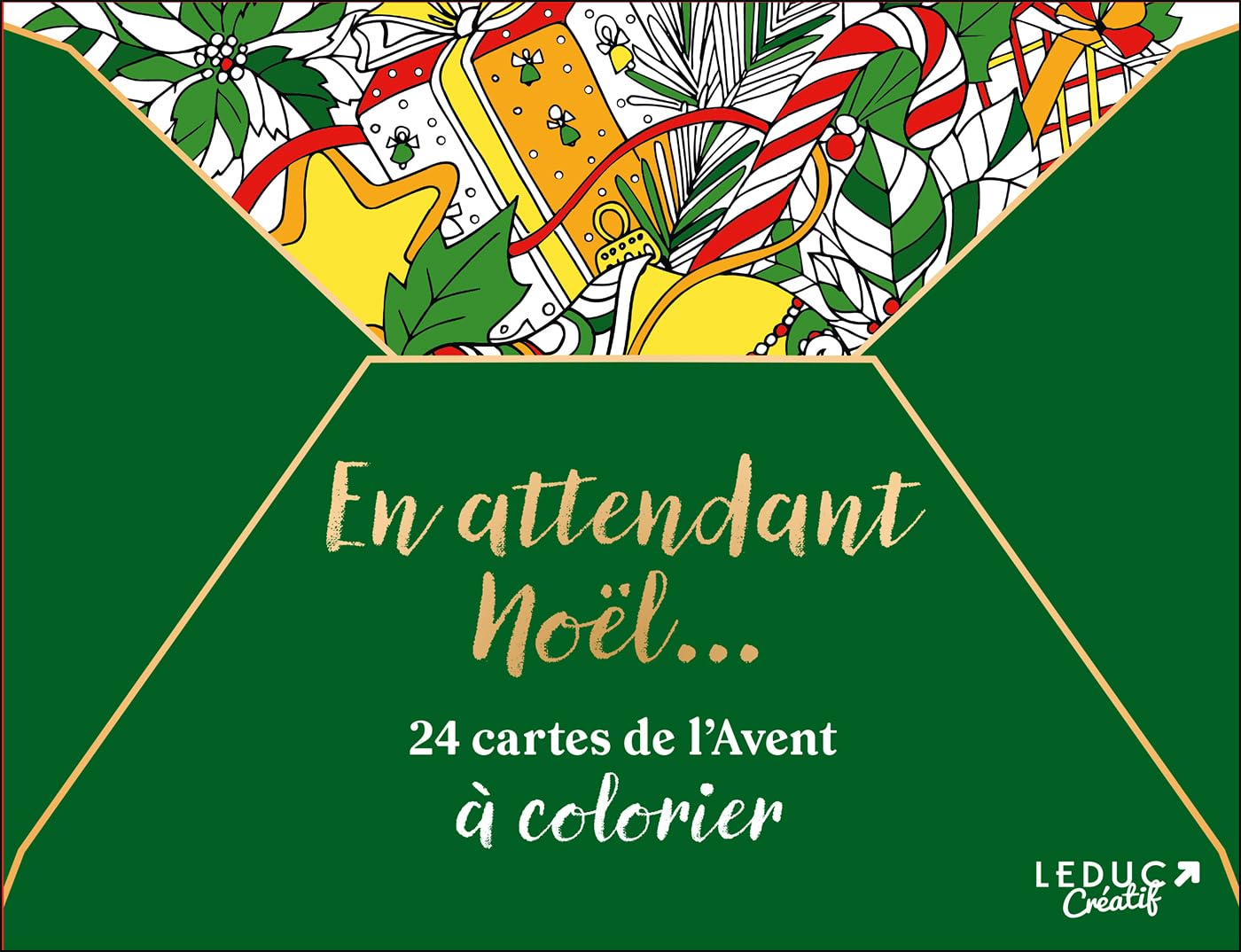 En attendant Noël - 24 cartes de l'Avent à colorier 9791028536220