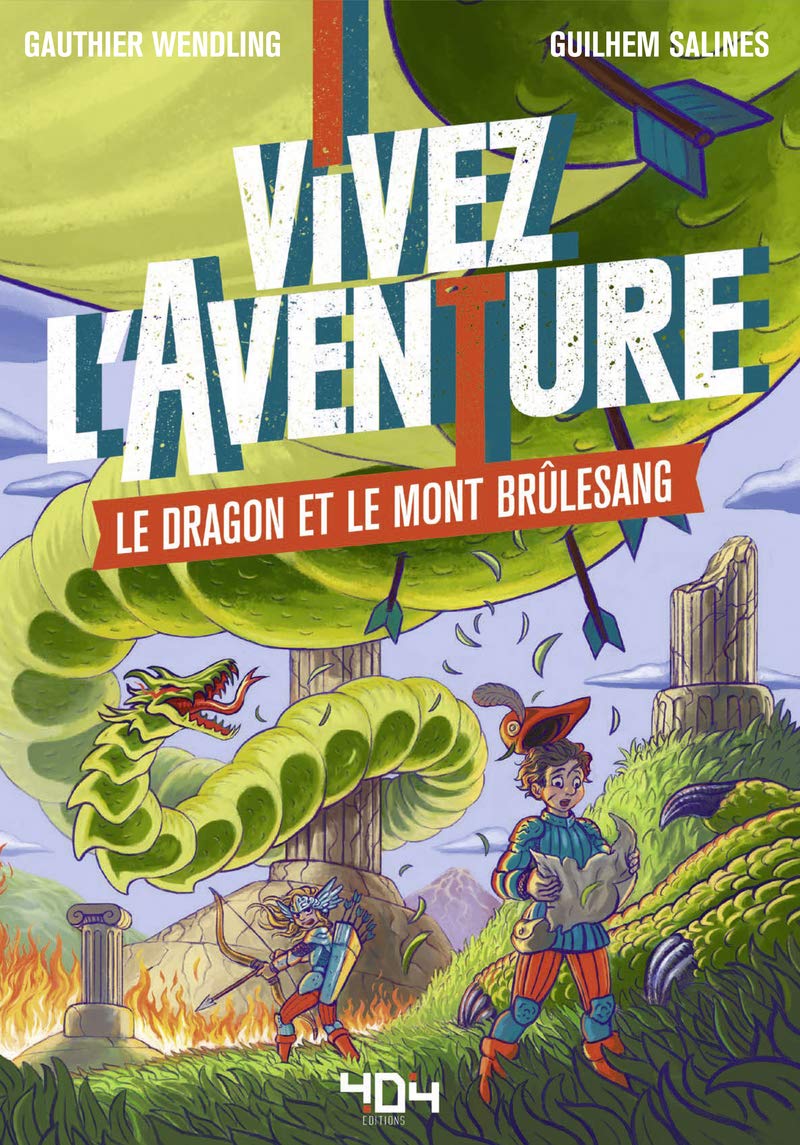 Vivez l'Aventure - Le dragon et le mont Brûlesang - Livre à choix - Livre jeu - Dès 7 ans 9791032403532